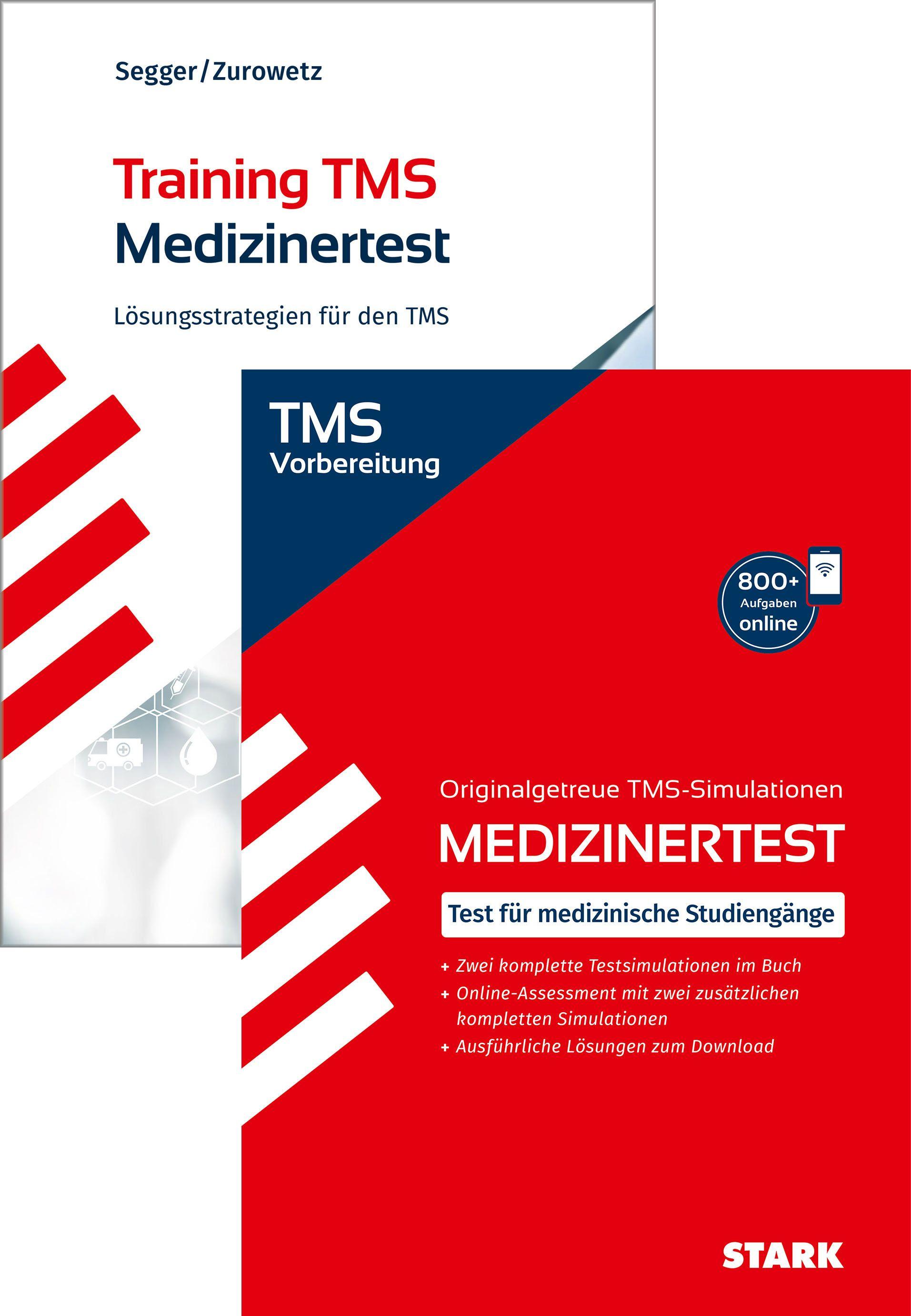 Vorderes Coverbild STARK TMS Vorteilspaket - Testsimulationen/ Training TMS 2026 - Der Medizinertest