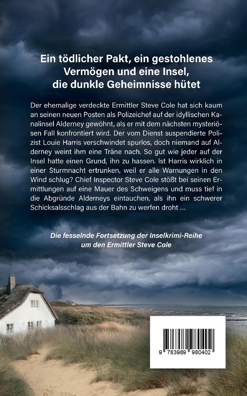 Rückseitencover Im Sturm | Ein spannender Küstenkrimi um den Ermittler Steve Cole