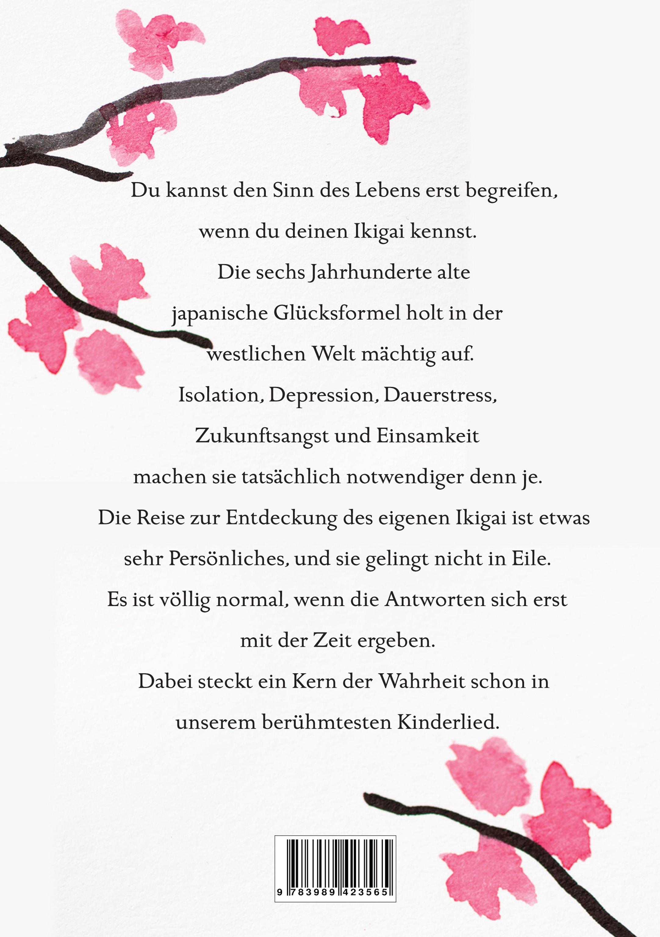 Rückseitencover Glücksformel IKIGAI