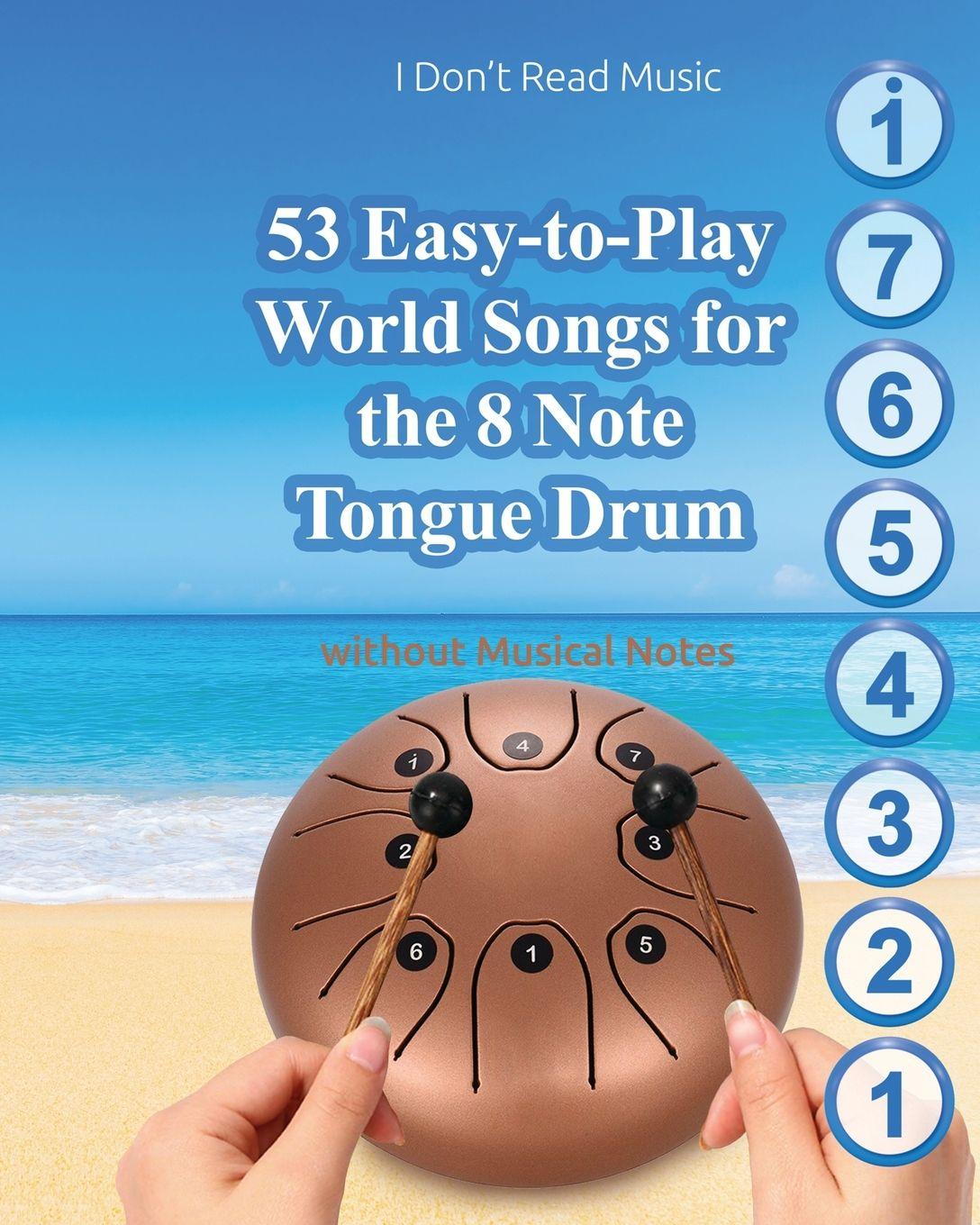 Vorderes Coverbild 53 Easy-to-Play World Songs for the 8 Note Tongue Drum