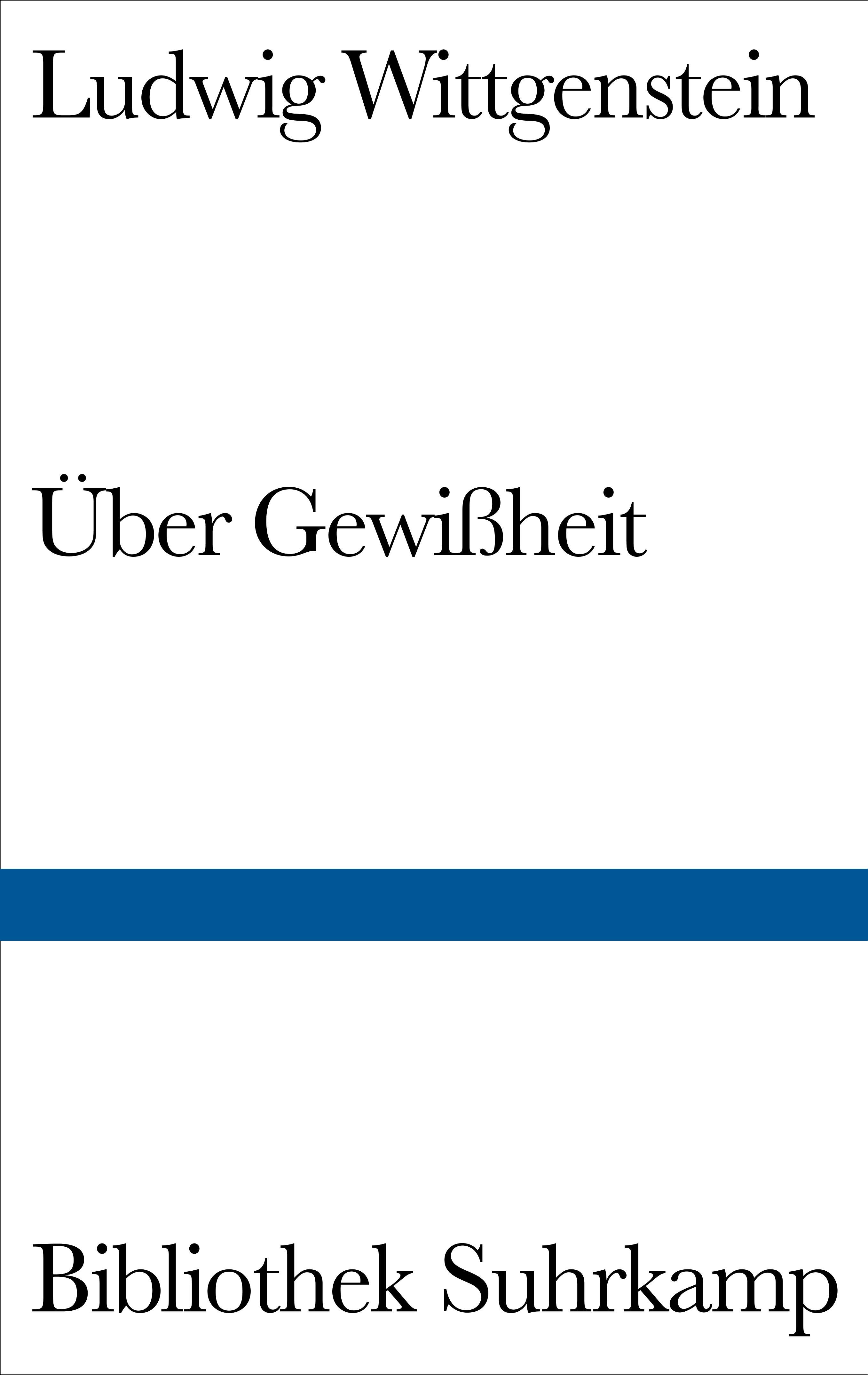 Vorderes Coverbild Über Gewißheit