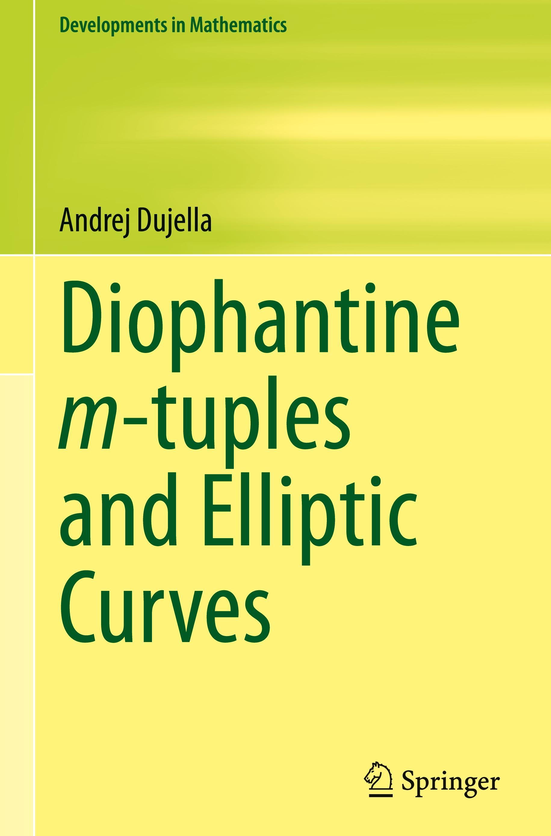 Vorderes Coverbild Diophantine m-tuples and Elliptic Curves