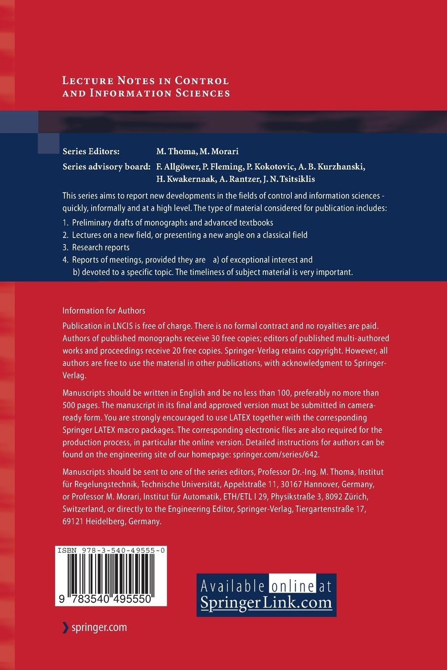 Rückseitencover Applications of Time Delay Systems