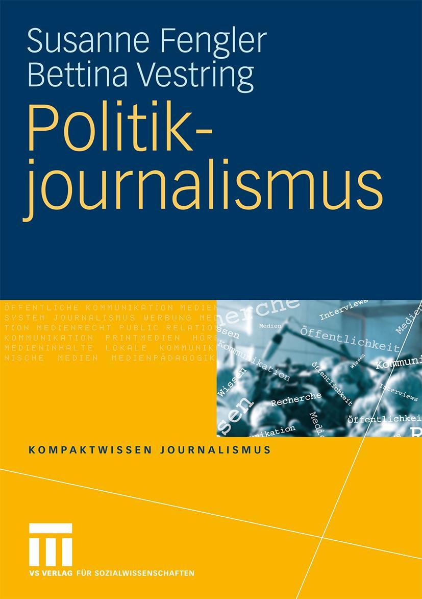 Vorderes Coverbild Politikjournalismus
