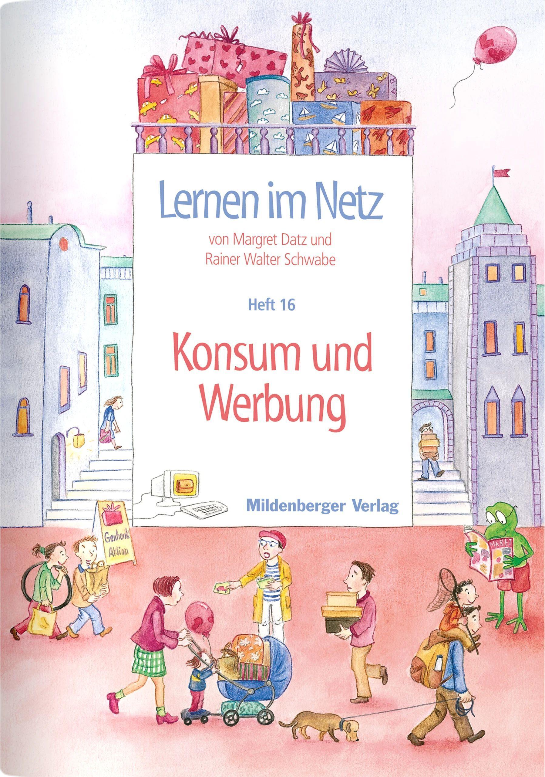Vorderes Coverbild Lernen im Netz 16. Konsum und Werbung