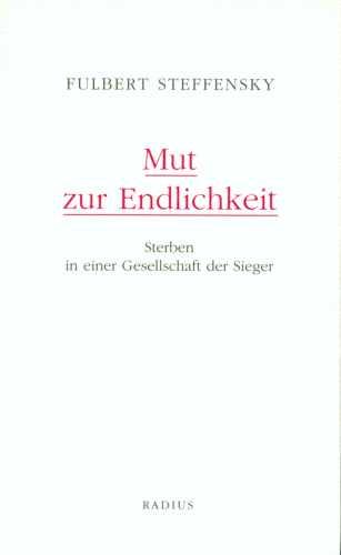 Vorderes Coverbild Mut zur Endlichkeit