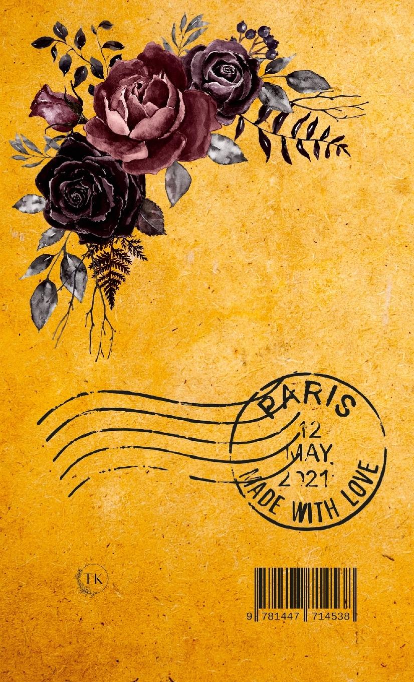 Rückseitencover Vintage pocket notebook Floral