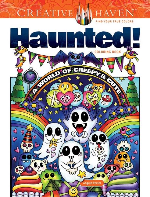 Vorderes Coverbild Creative Haven Haunted! Coloring Book