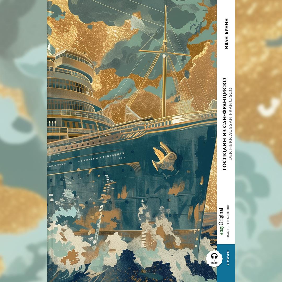 Vorderes Coverbild Gospodin is San Francisco / Der Herr aus San Francisco (Buch + Audio-Online) - Frank-Lesemethode - Kommentierte zweisprachige Ausgabe Russisch-Deutsch