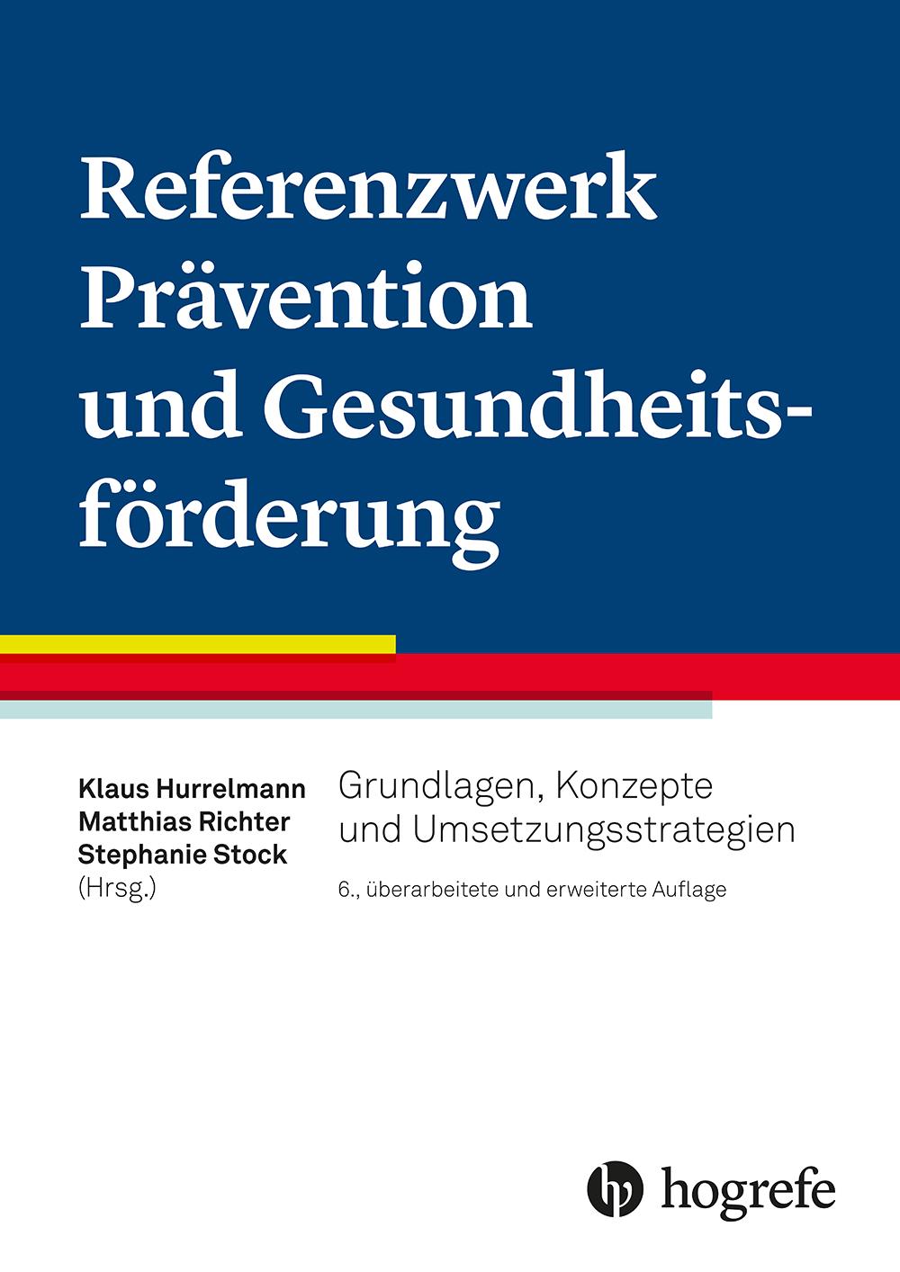 Vorderes Coverbild Referenzwerk Prävention und Gesundheitsförderung