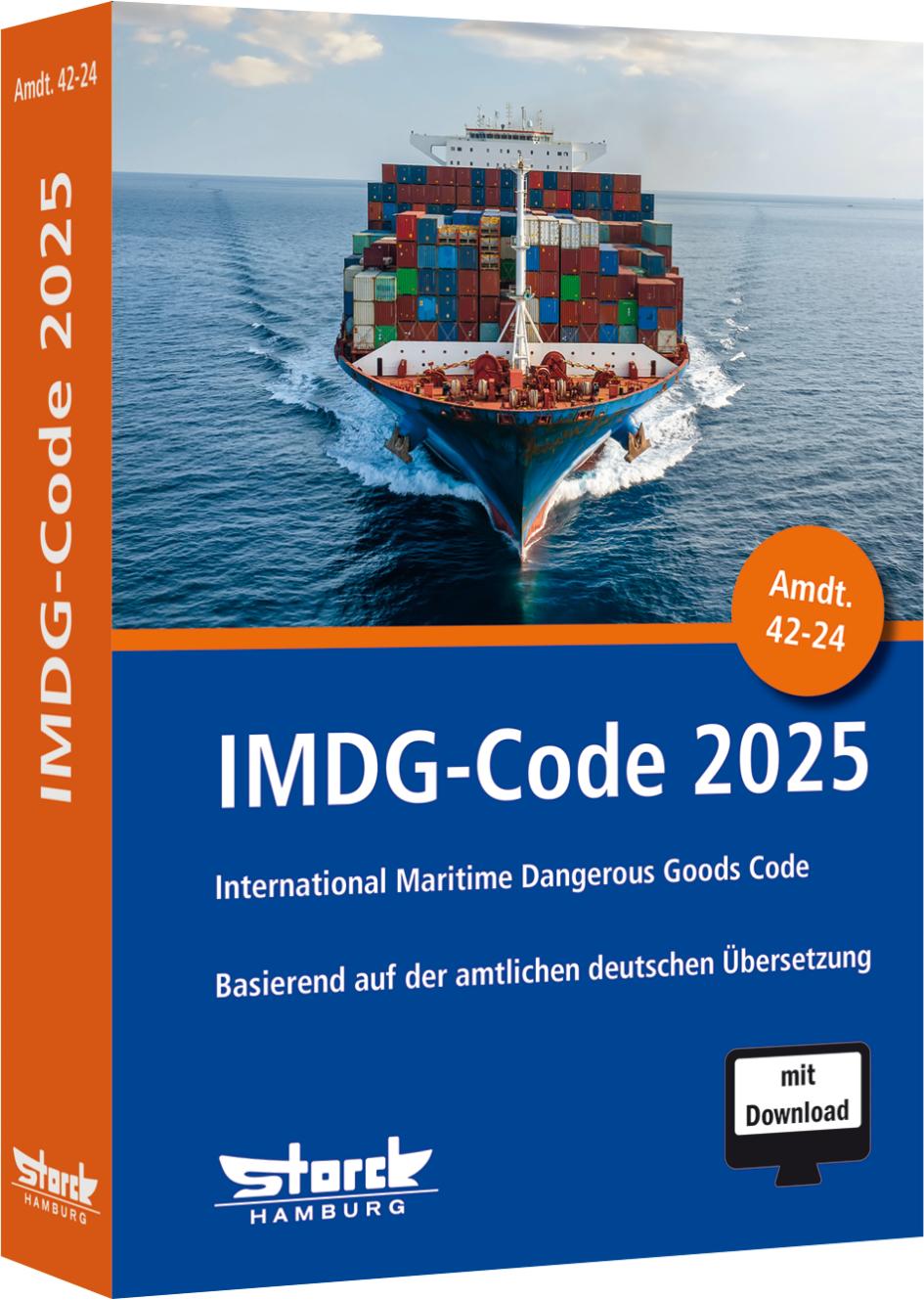 Vorderes Coverbild IMDG-Code 2025