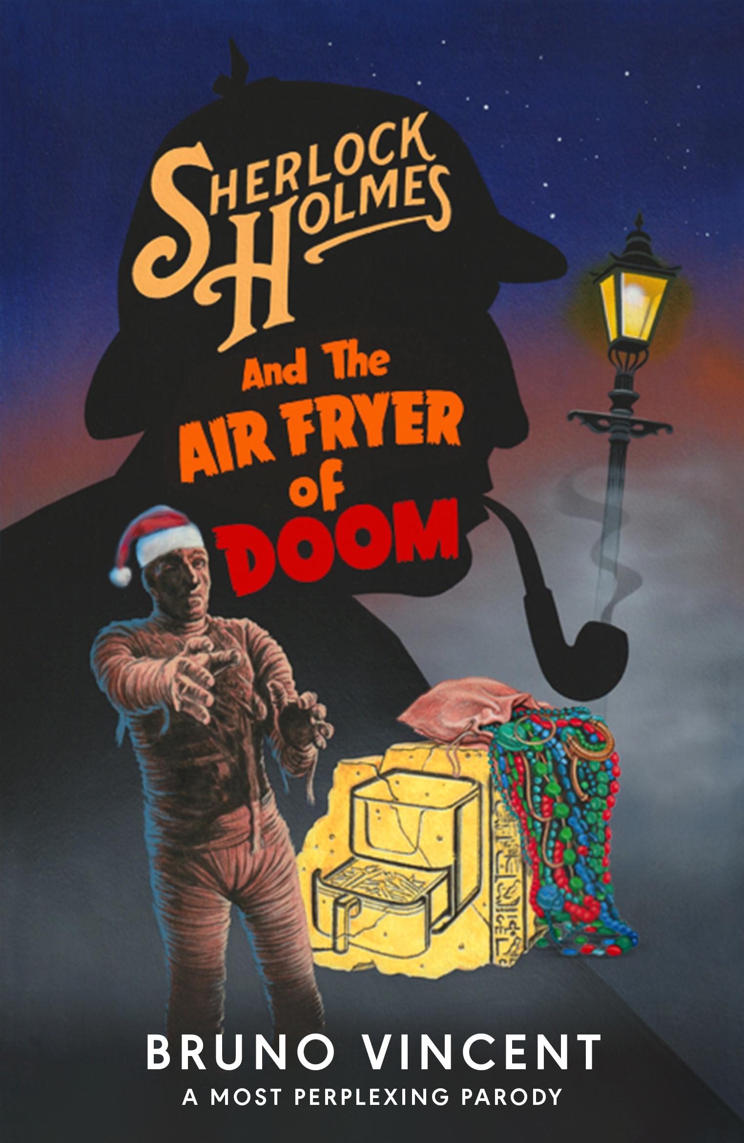 Vorderes Coverbild Sherlock Holmes and the Air Fryer of Doom