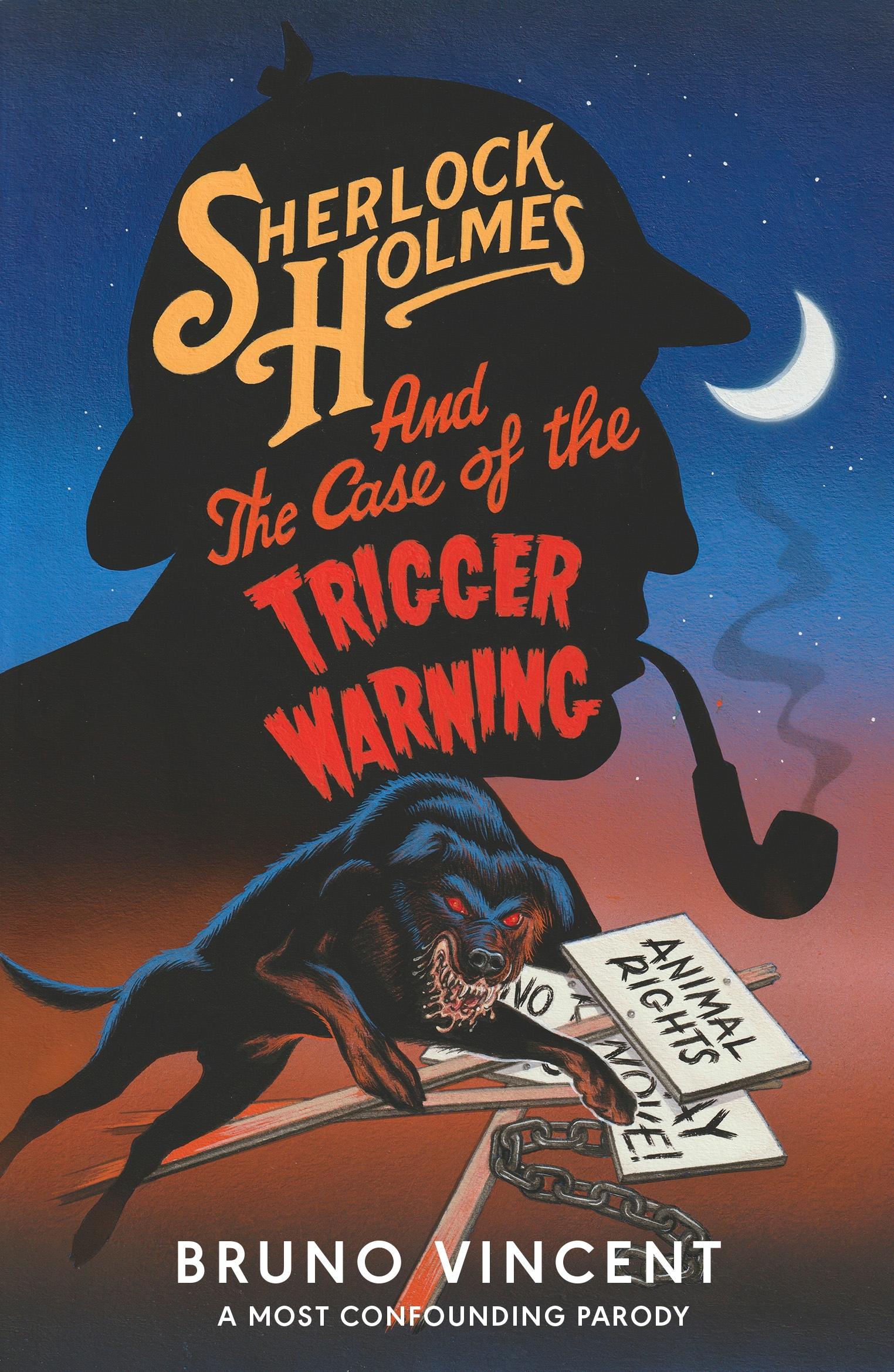 Vorderes Coverbild Sherlock Holmes and the Case of the Trigger Warning