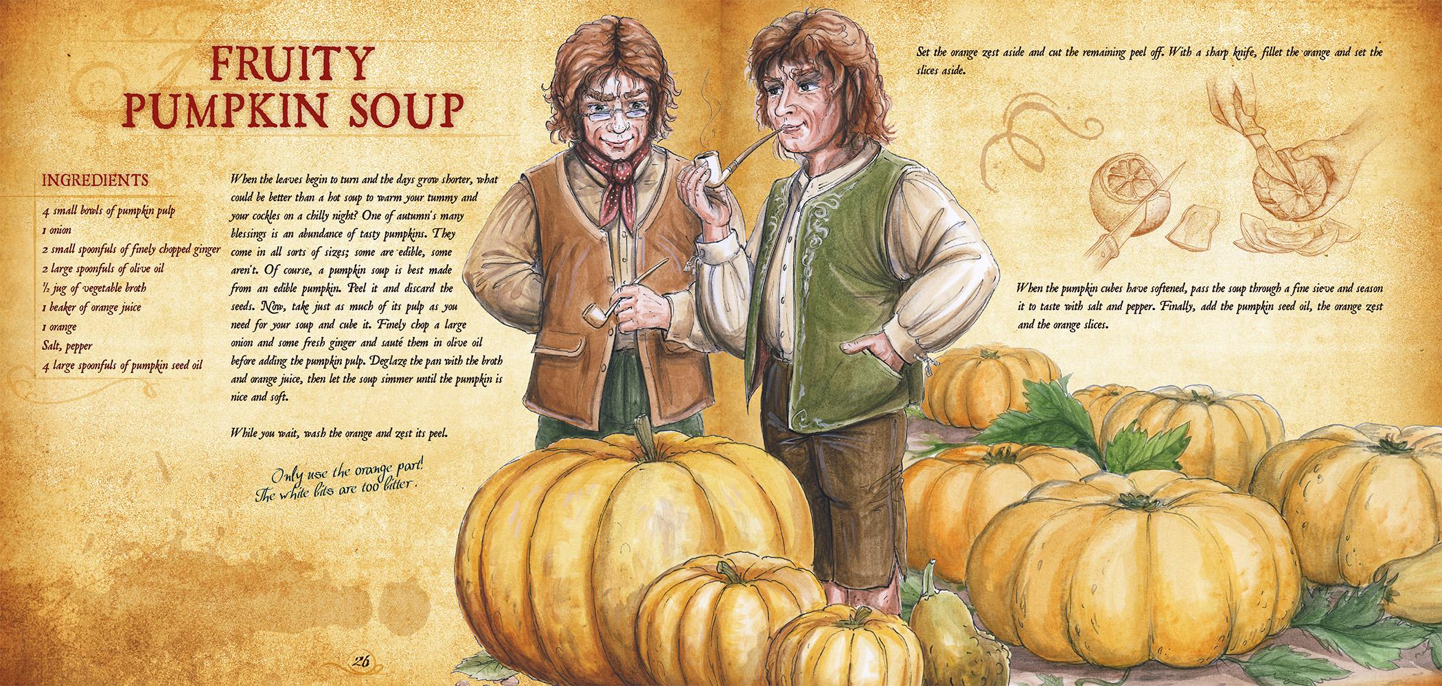 Beispielinhalt (Bild) Recipes from the Shirefolk