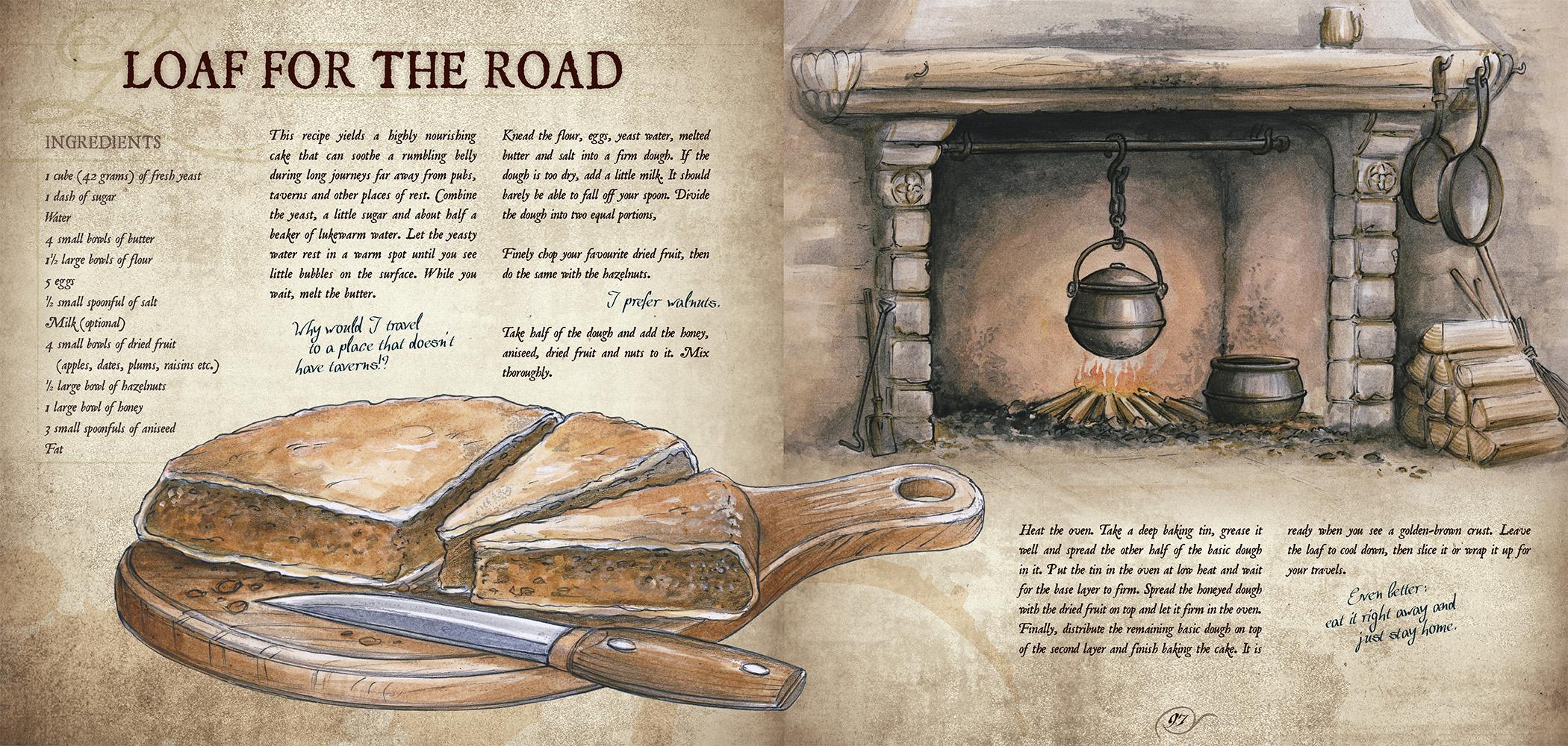 Beispielinhalt (Bild) Recipes from the Shirefolk