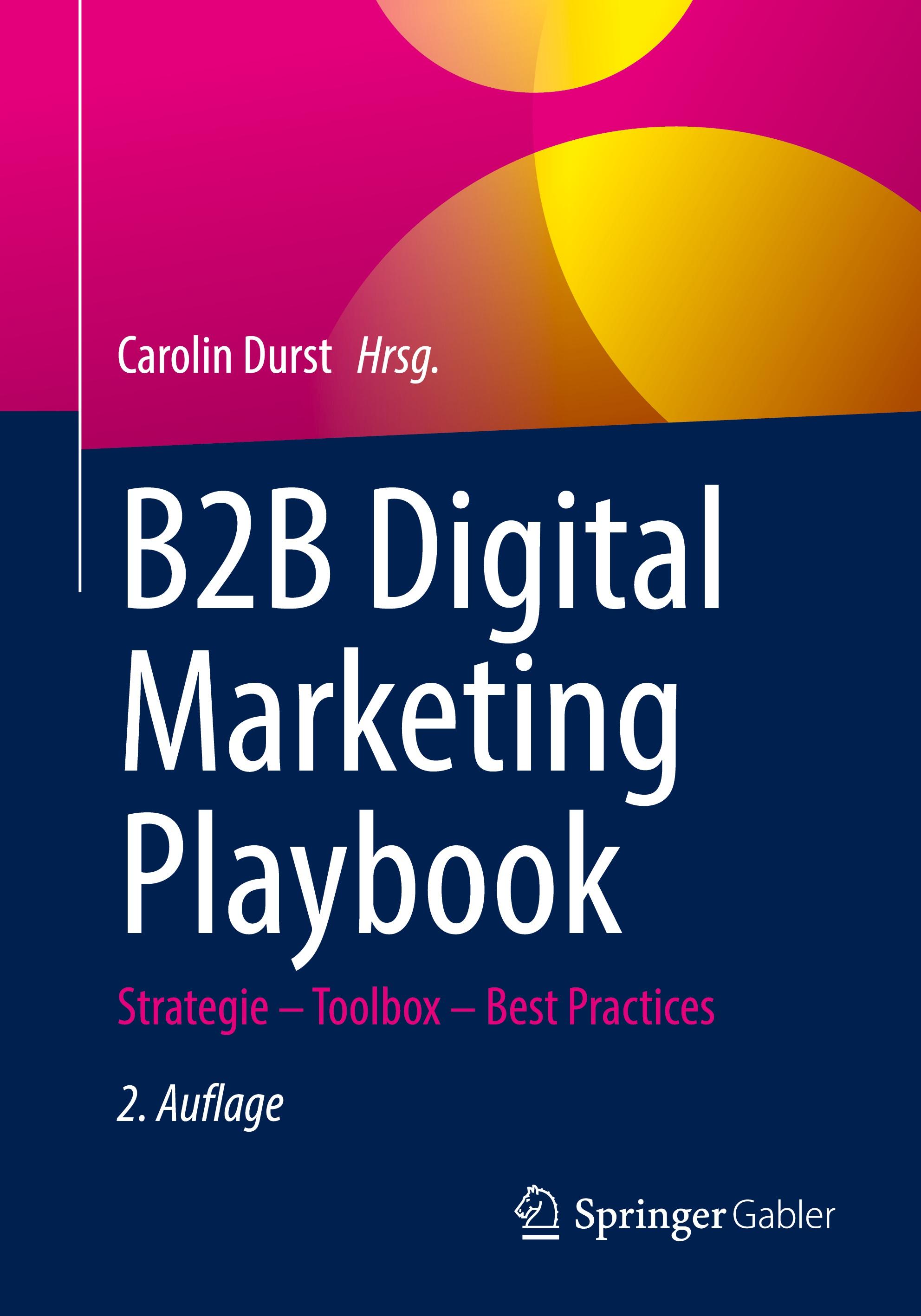 Vorderes Coverbild B2B Digital Marketing Playbook