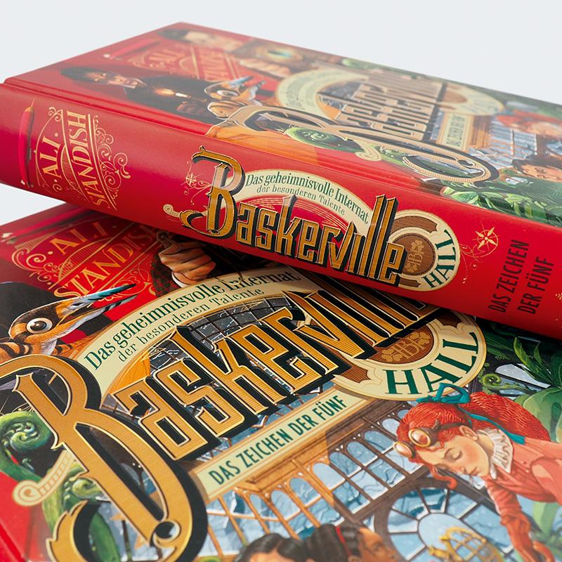 Beispielinhalt (Bild) Baskerville Hall - Das geheimnisvolle Internat der besonderen Talente: Das Zeichen der Fünf