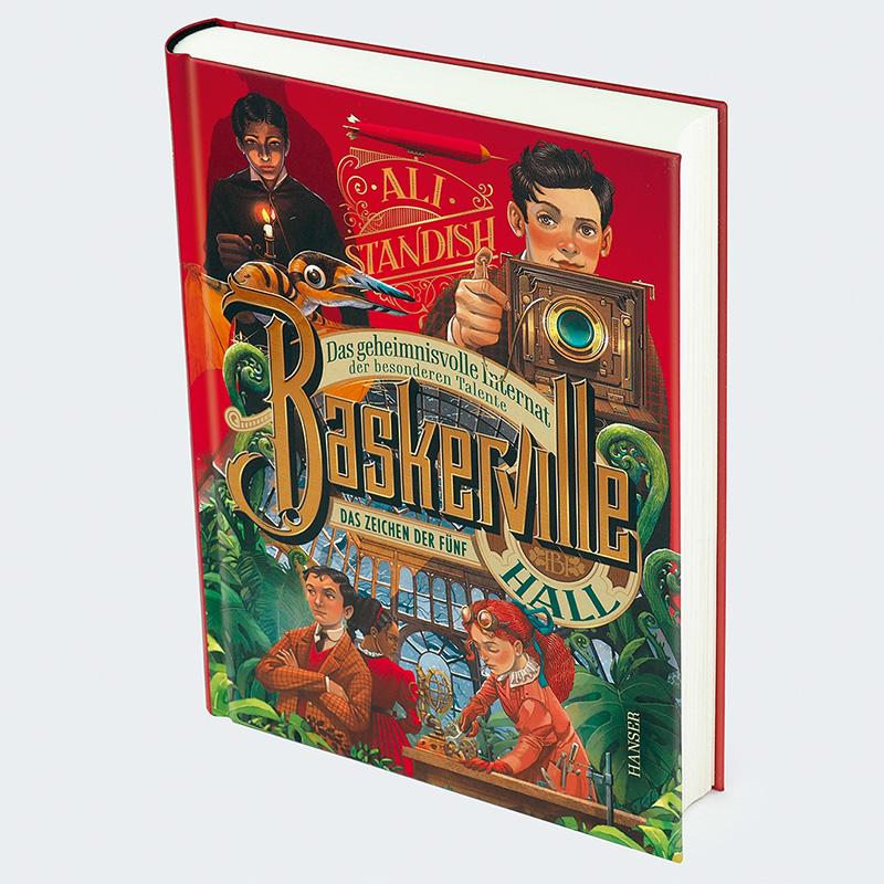 Beispielinhalt (Bild) Baskerville Hall - Das geheimnisvolle Internat der besonderen Talente: Das Zeichen der Fünf