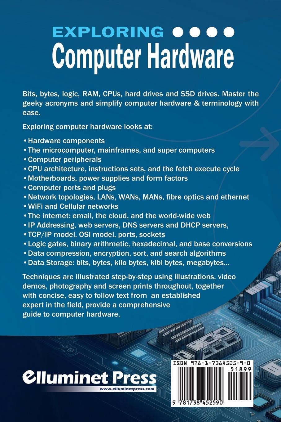 Rückseitencover Exploring Computer Hardware - 2024 Edition