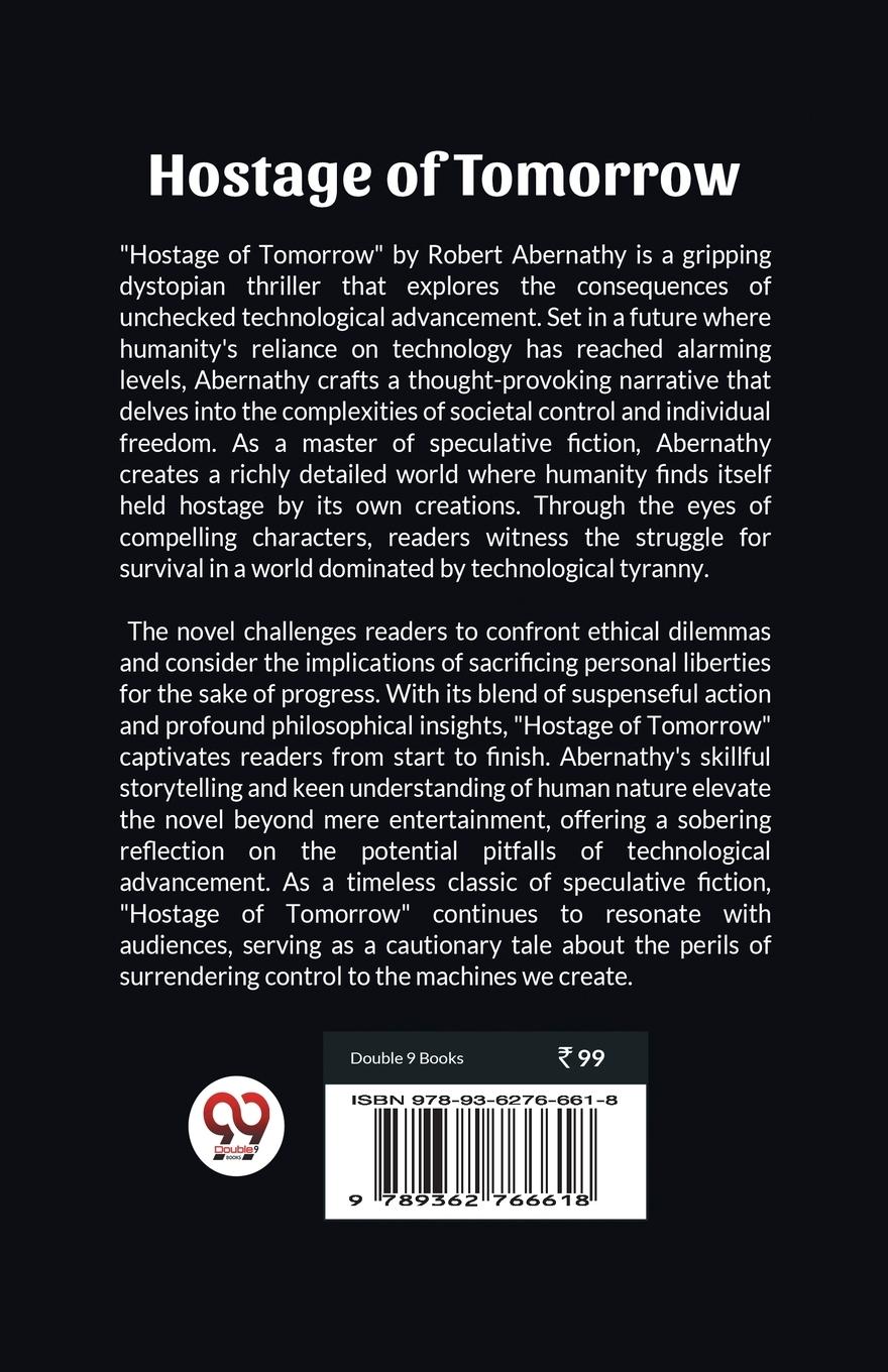 Rückseitencover Hostage of Tomorrow