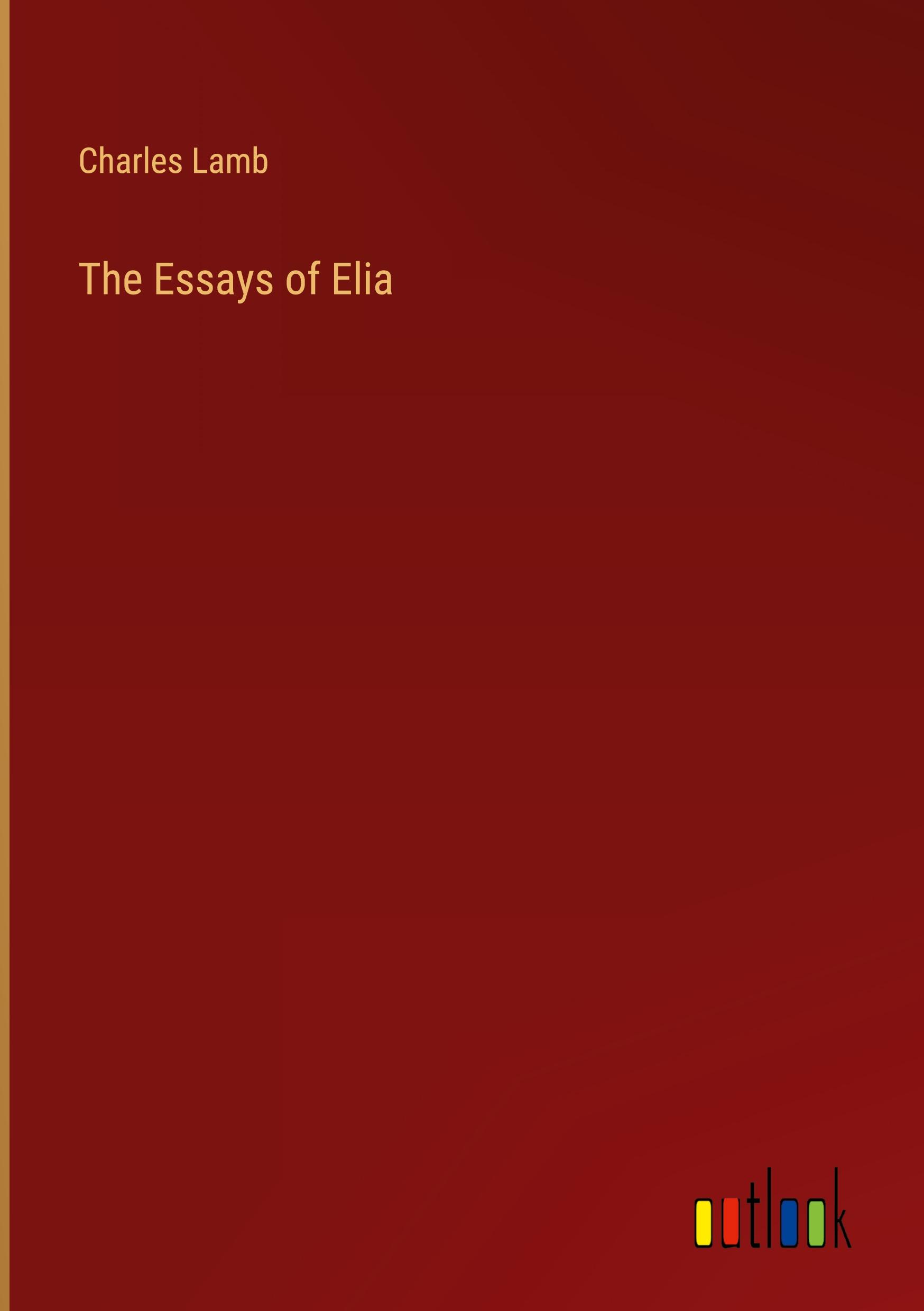 Vorderes Coverbild The Essays of Elia