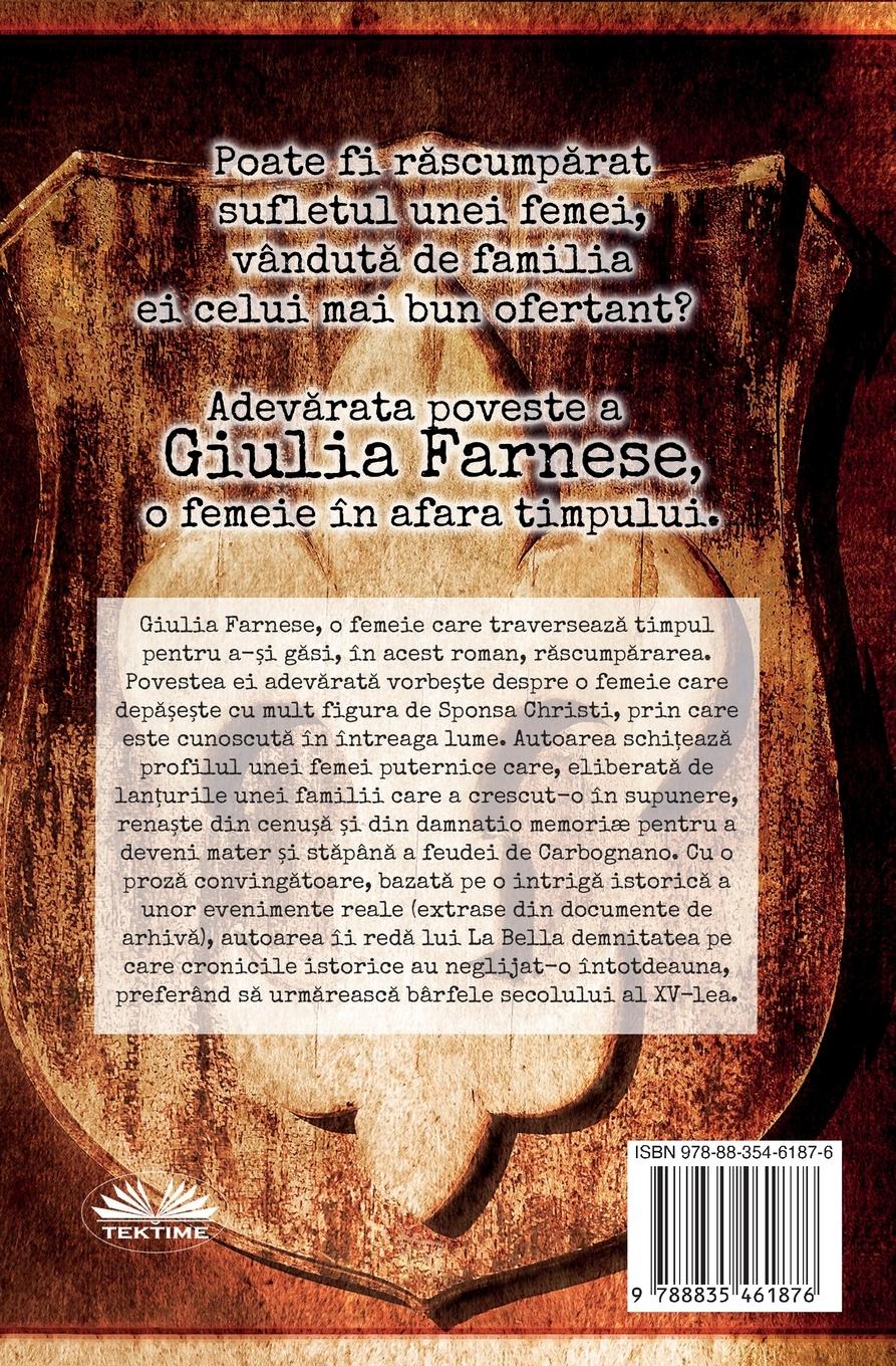 Rückseitencover IULIA FARNESIA-Scrisori De La Un Suflet - Adev¿rata Poveste A Giuliei Farnese