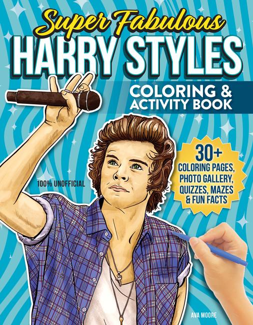 Vorderes Coverbild Super Fabulous Harry Styles Coloring & Activity Book