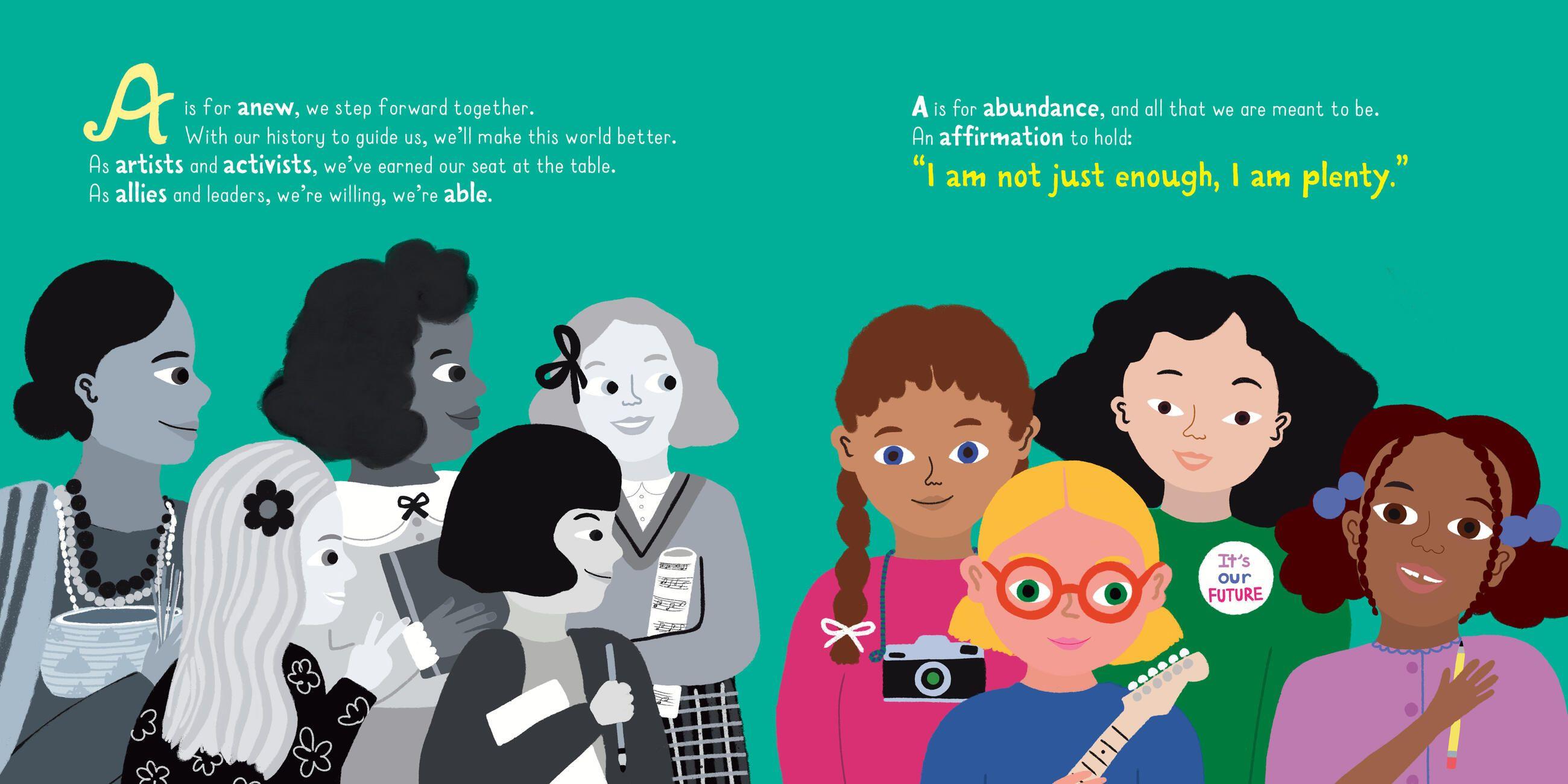 Beispielinhalt (Bild) The ABCs of Women's History