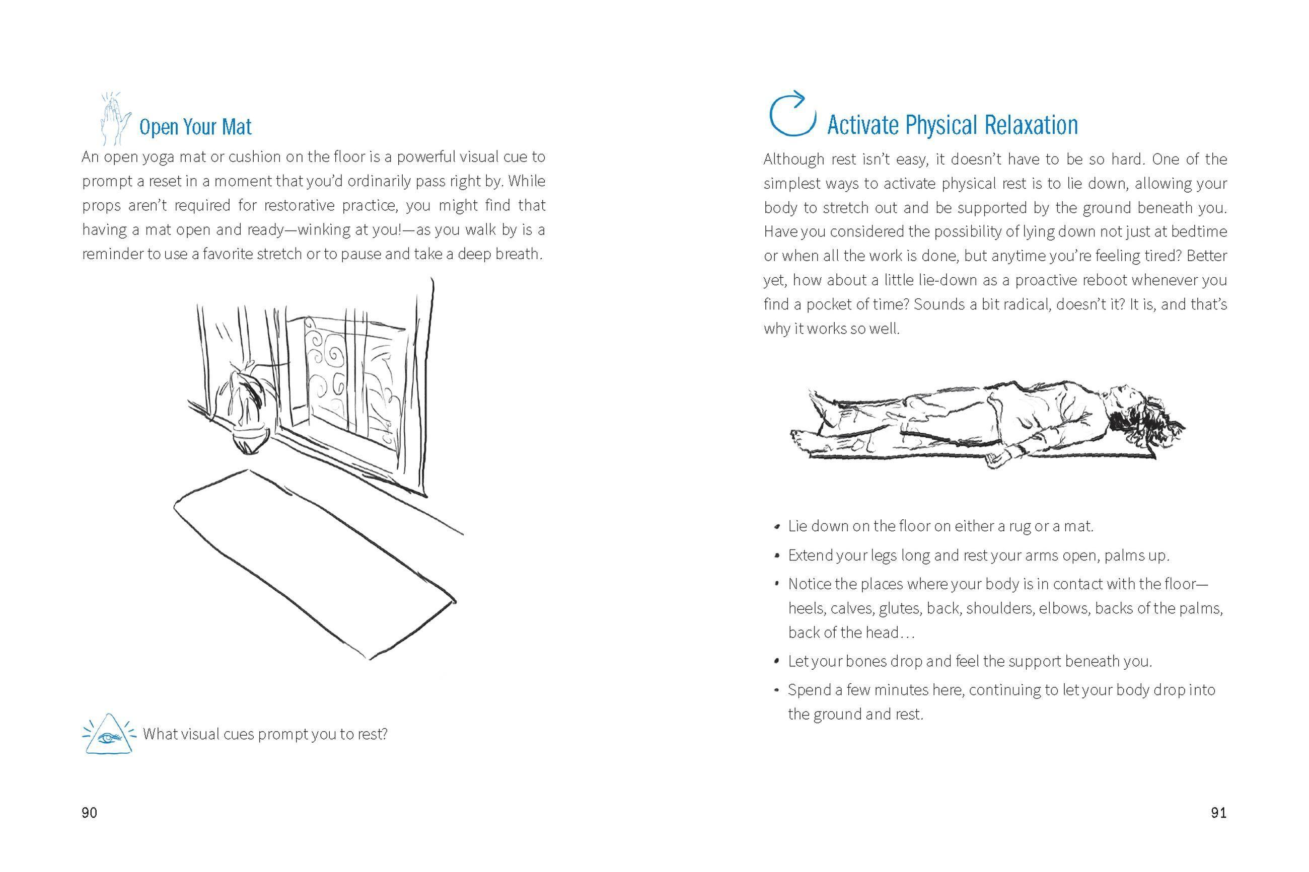 Beispielinhalt (Bild) Move, Rest, Recover: A Workbook