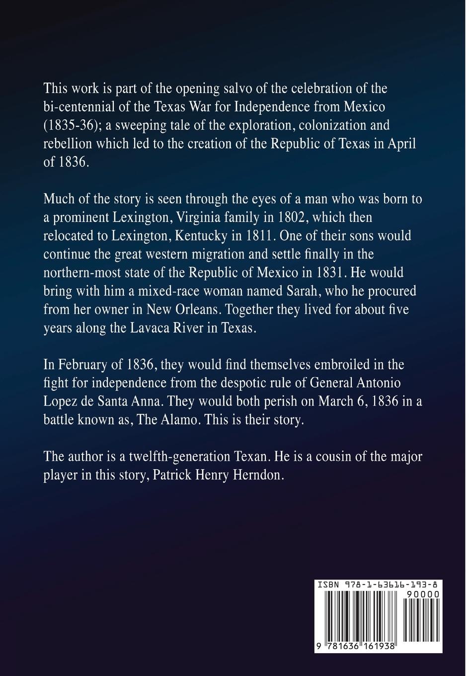 Rückseitencover Liberty And Death At The Alamo