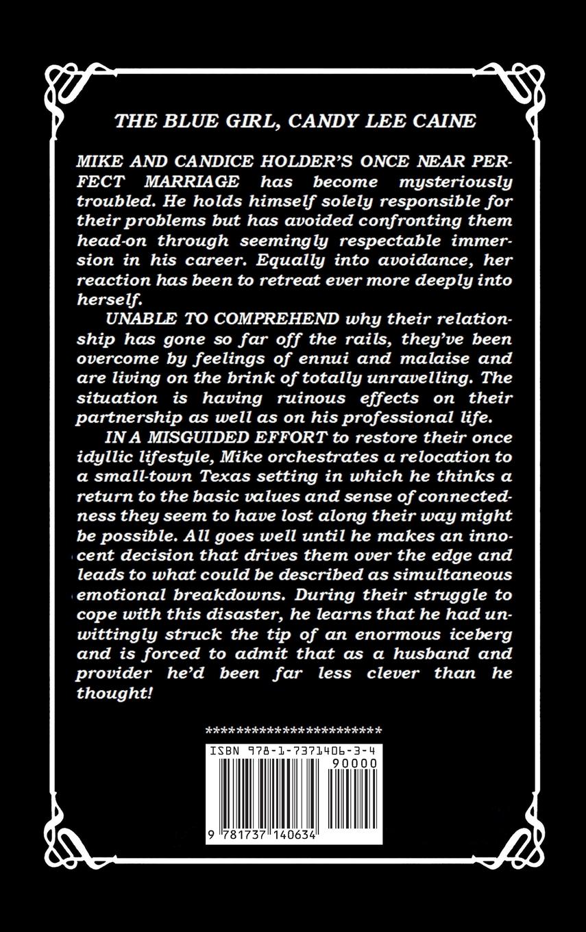 Rückseitencover THE BLUE GIRL, CANDY LEE CAINE