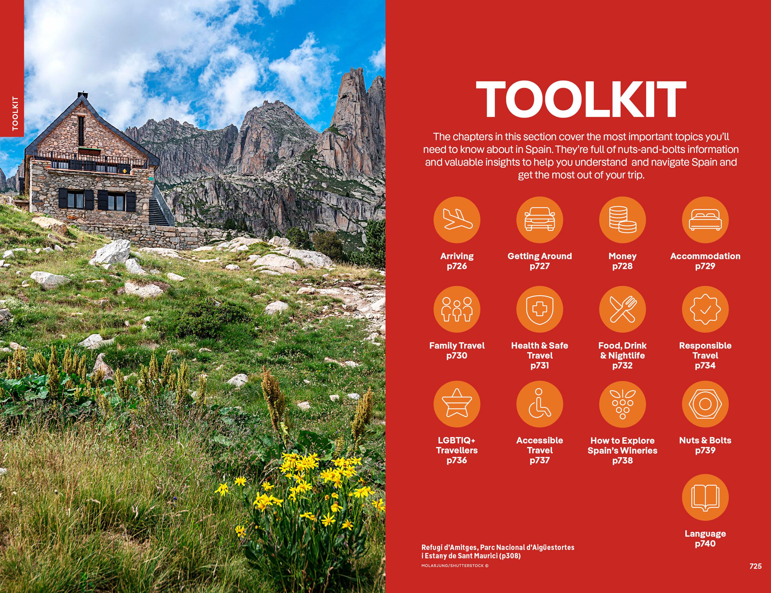 Beispielinhalt (Bild) Lonely Planet Spain