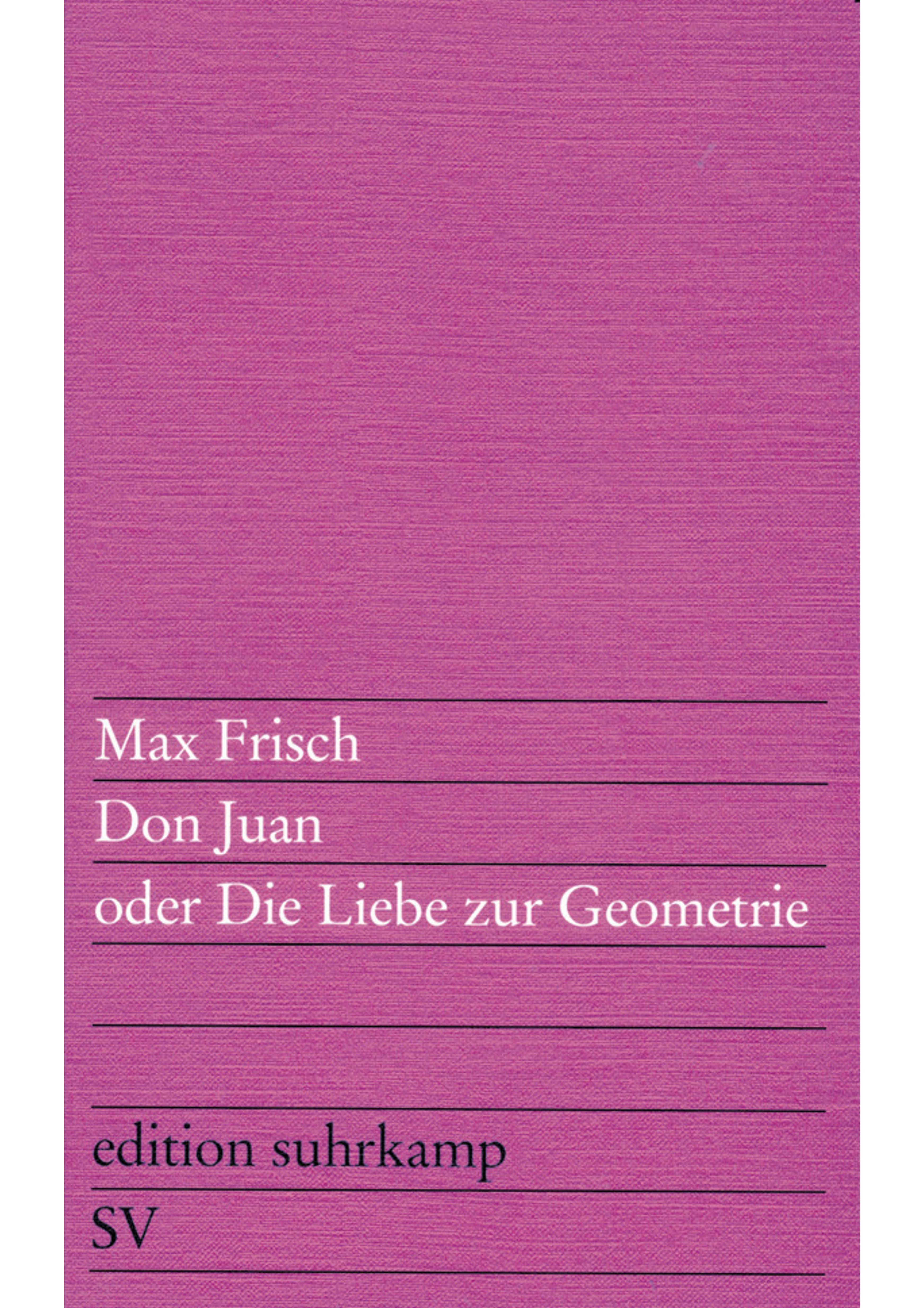 Vorderes Coverbild Don Juan oder Die Liebe zur Geometrie