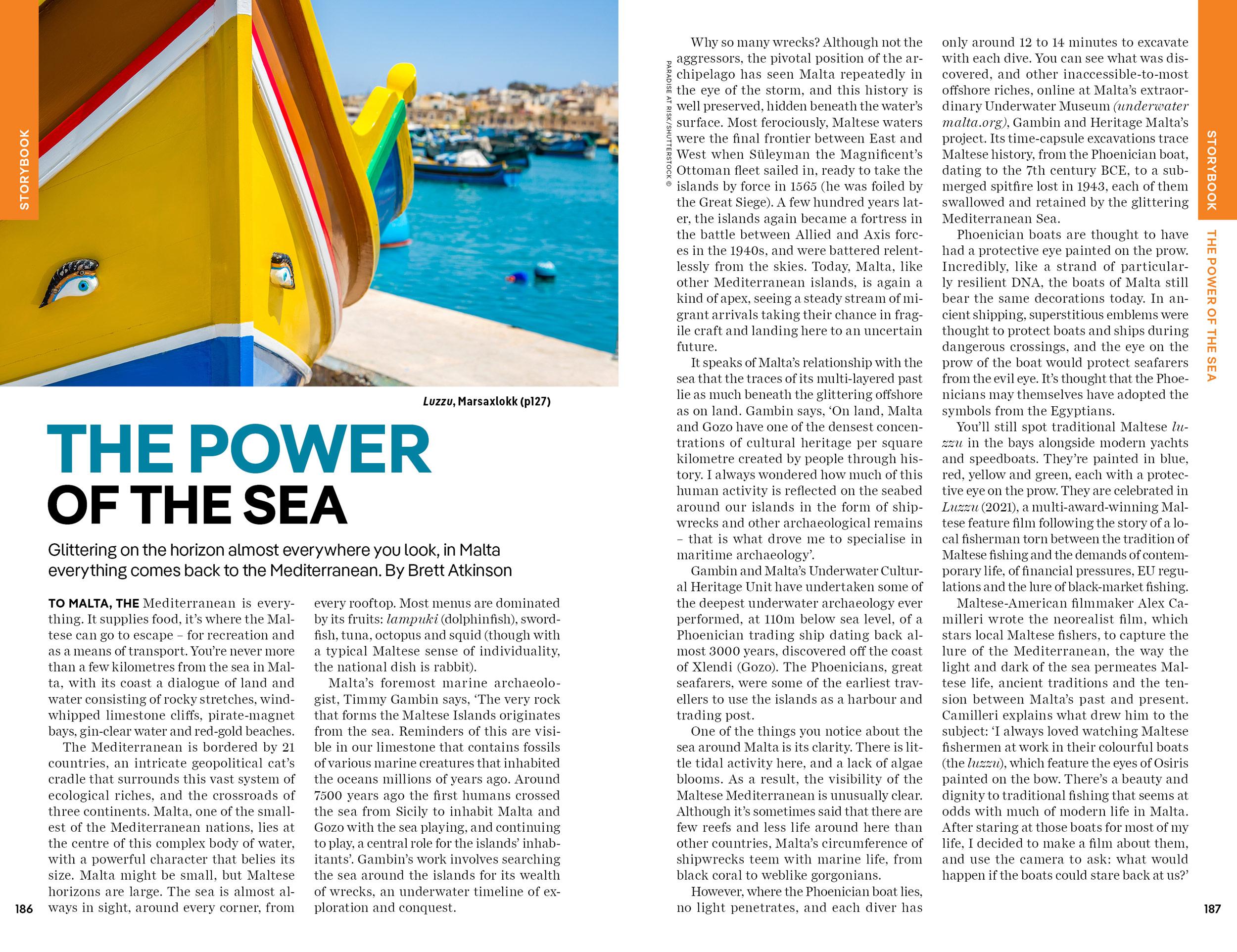 Beispielinhalt (Bild) Lonely Planet Malta & Gozo