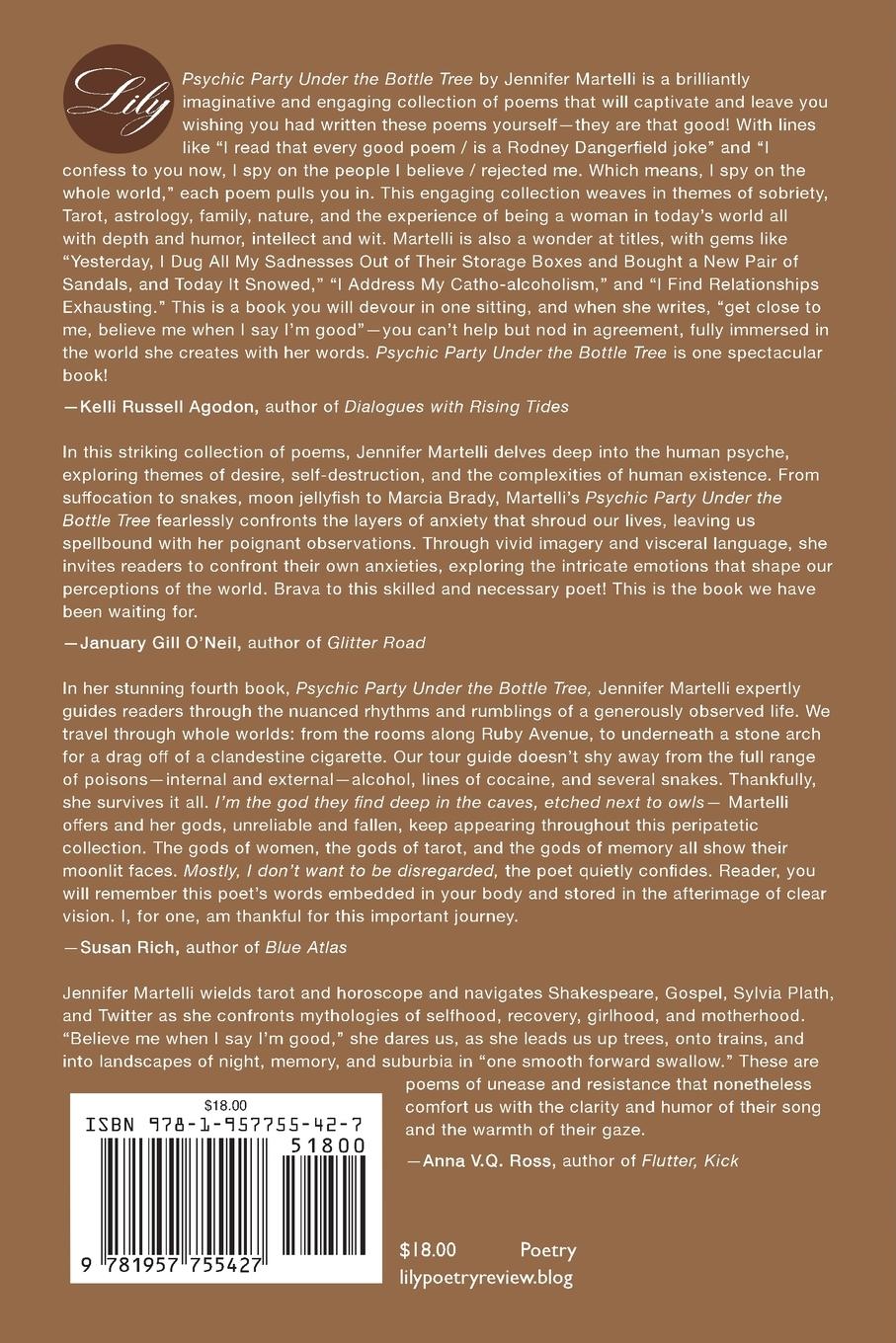 Rückseitencover Psychic Party Under the Bottle Tree