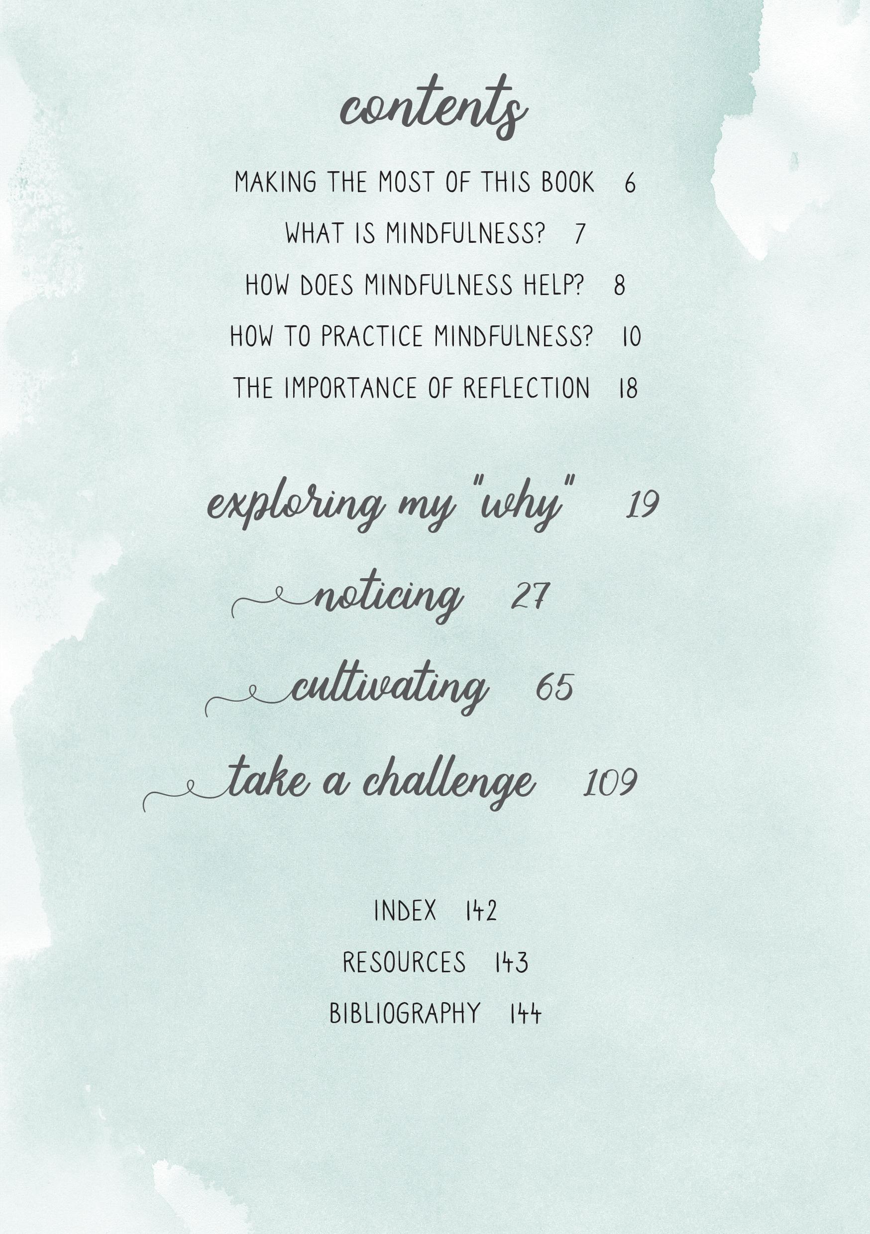 Beispielinhalt (Bild) Your Mindfulness Journey