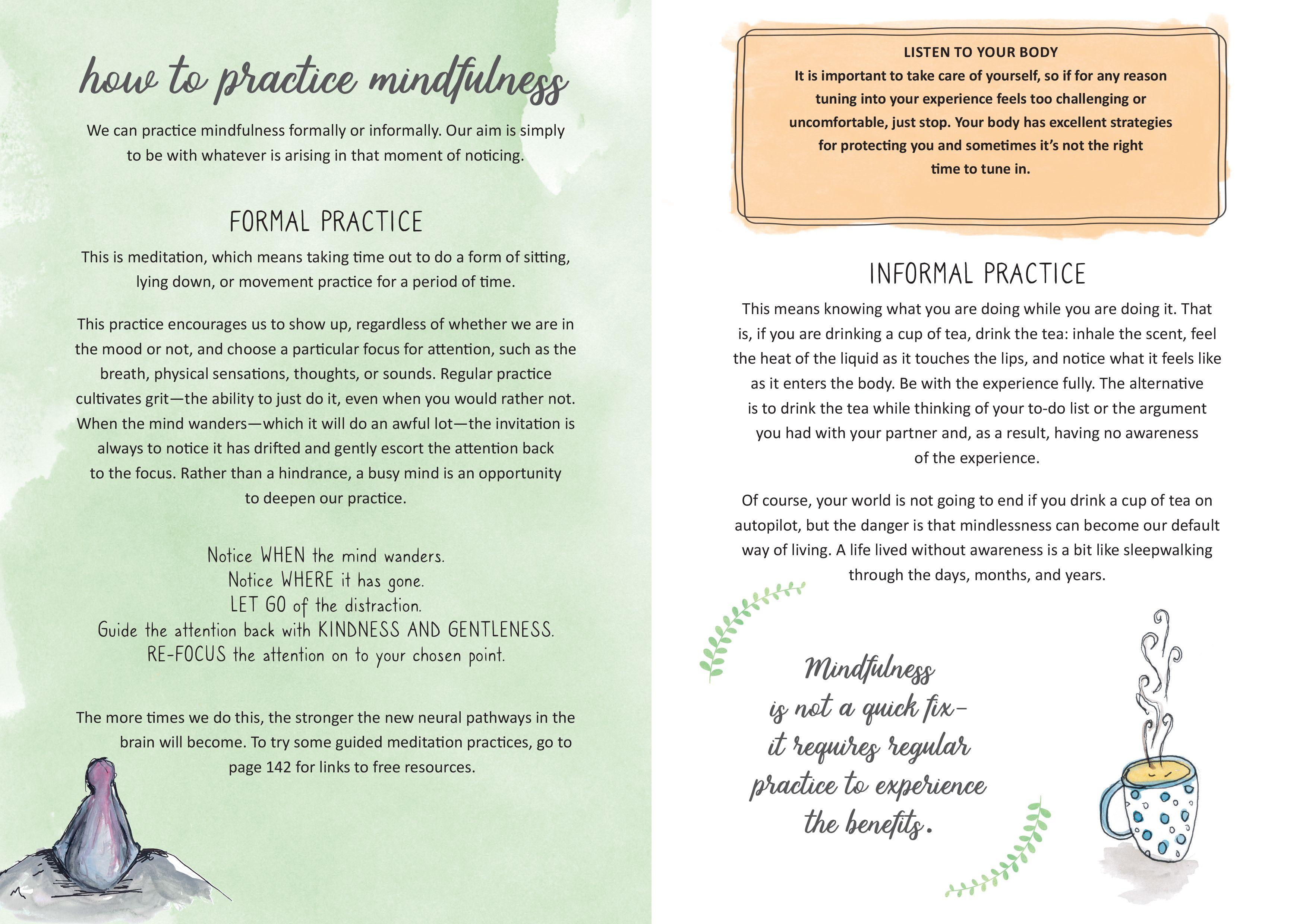 Beispielinhalt (Bild) Your Mindfulness Journey