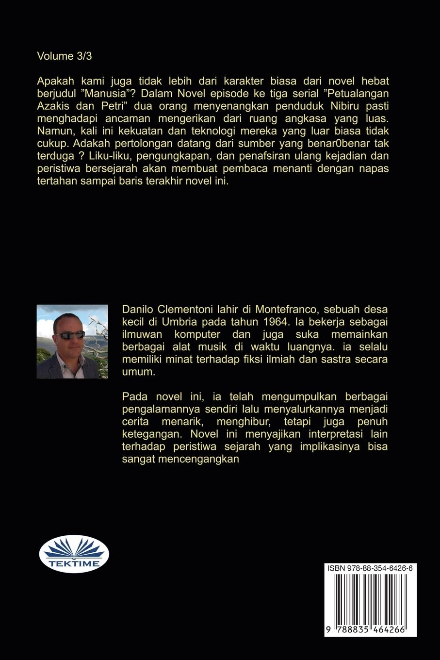 Rückseitencover Sang Penulis - Petualangan Azakis Dan Petri