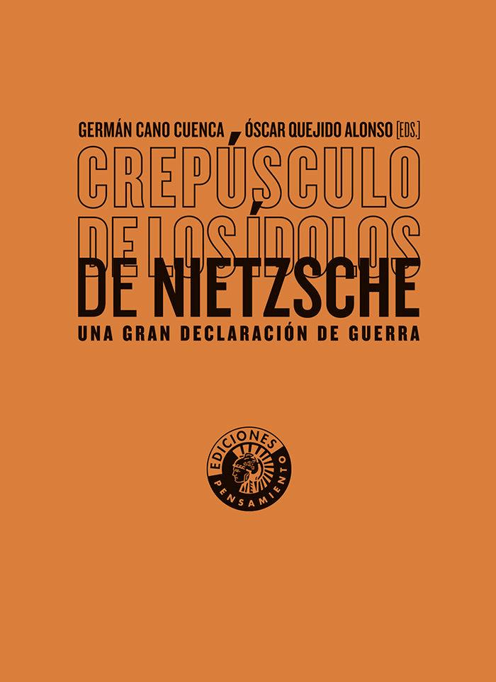 Vorderes Coverbild Crepúsculo de los ídolos de Nietzsche
