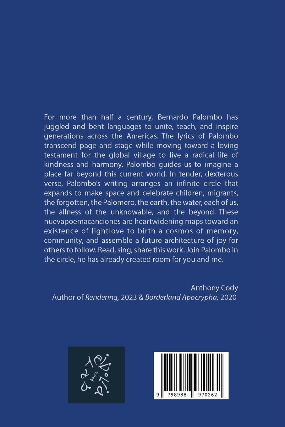 Rückseitencover A Otro Lugar / To Another Place