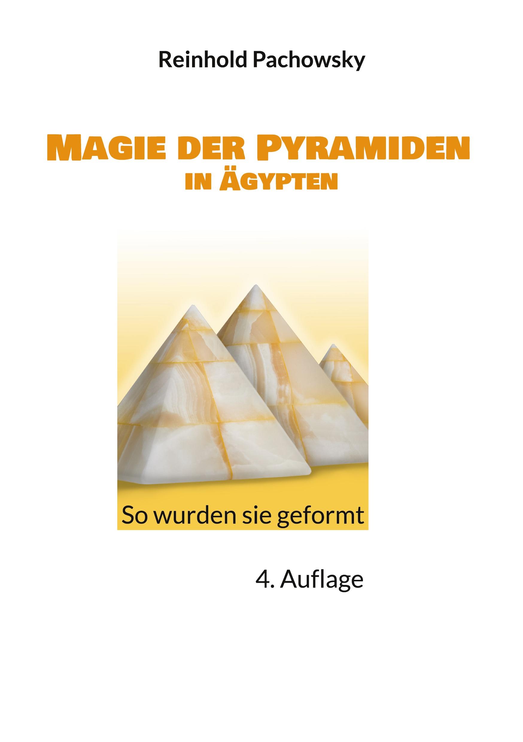 Vorderes Coverbild Magie der Pyramiden in Ägypten