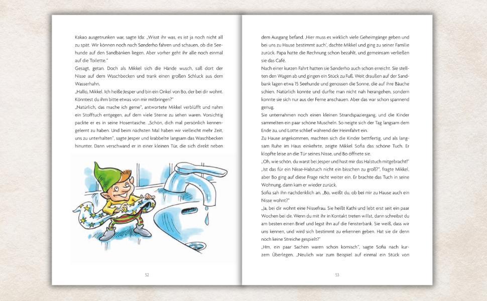 Beispielinhalt (Bild) Mikkel und das geheime Leben der Nisse - Ein Jahr voller Abenteuer in Dänemark