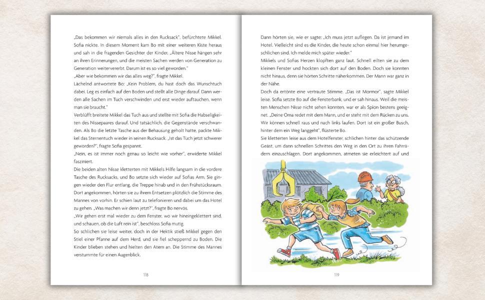 Beispielinhalt (Bild) Mikkel und das geheime Leben der Nisse - Ein Jahr voller Abenteuer in Dänemark