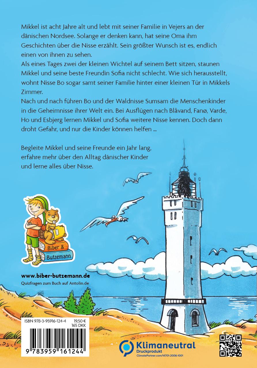 Rückseitencover Mikkel und das geheime Leben der Nisse - Ein Jahr voller Abenteuer in Dänemark