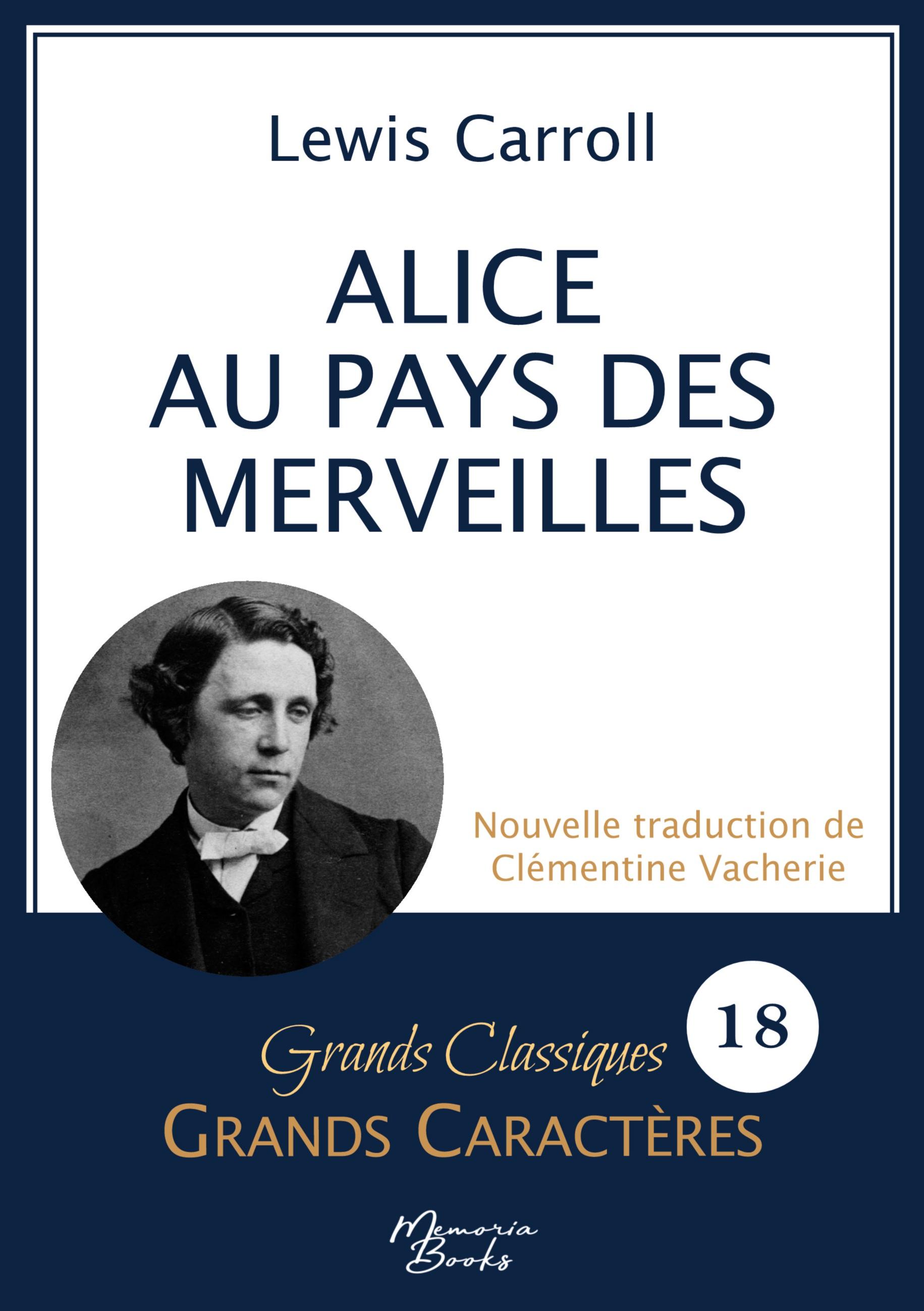 Vorderes Coverbild Alice au pays des merveilles en grands caractères