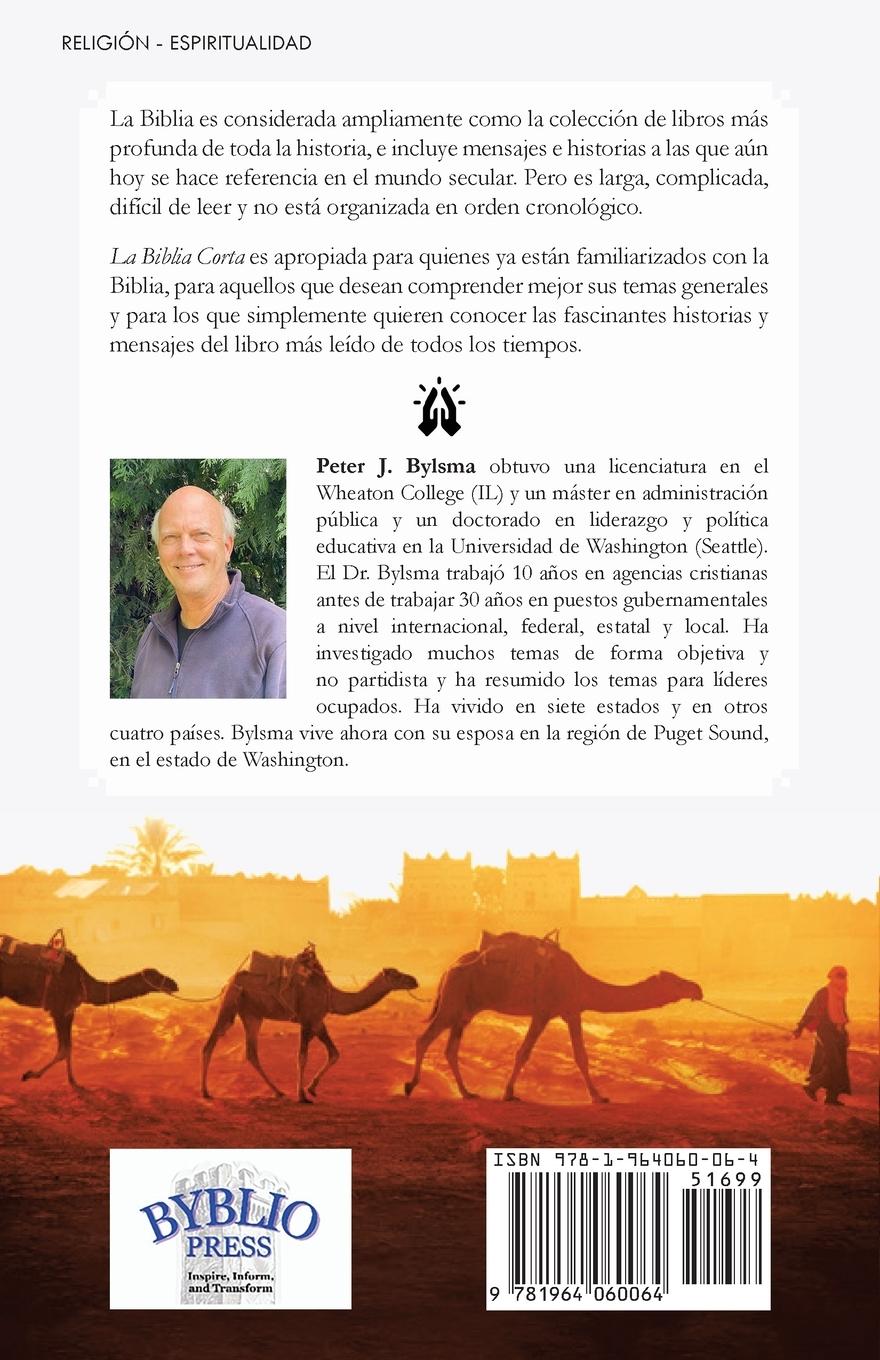 Rückseitencover La Biblia Corta