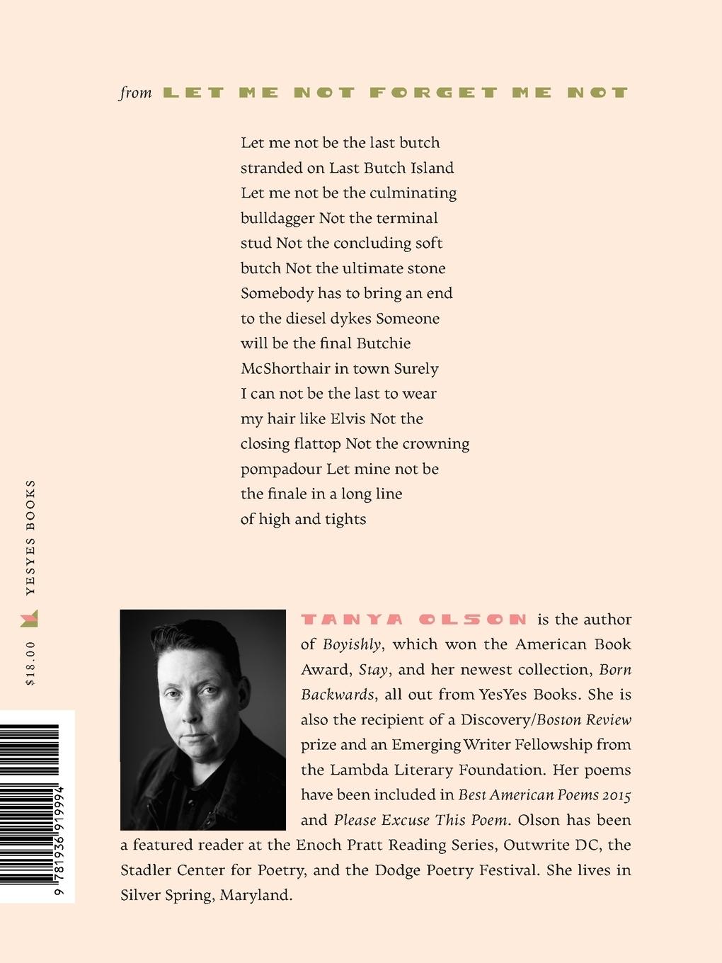 Rückseitencover Born Backwards