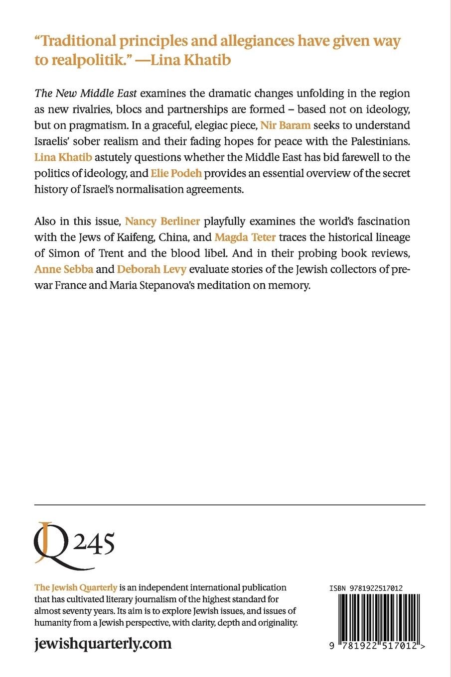 Rückseitencover The New Middle East