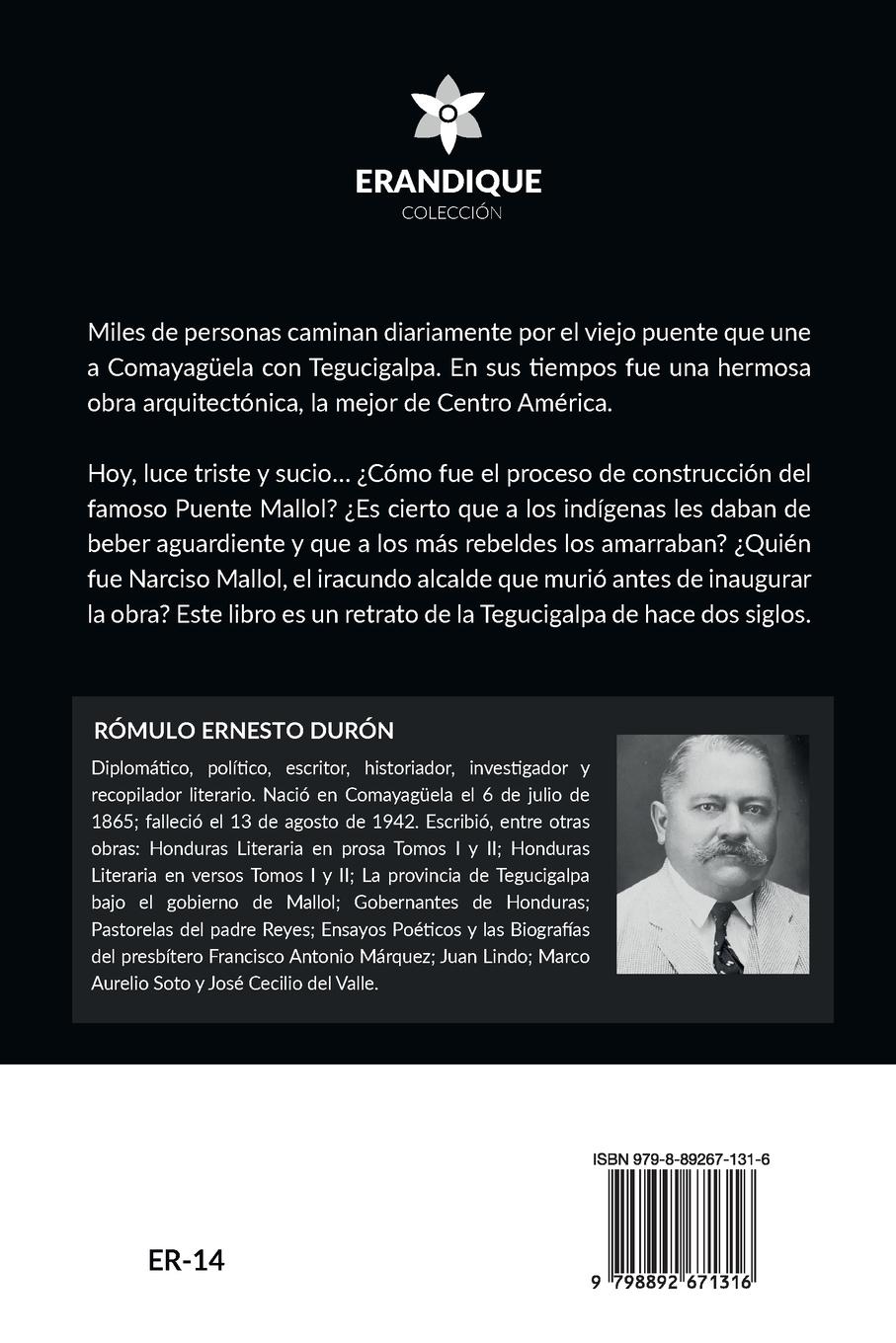 Rückseitencover La provincia de Tegucigalpa bajo el gobierno de Mallol