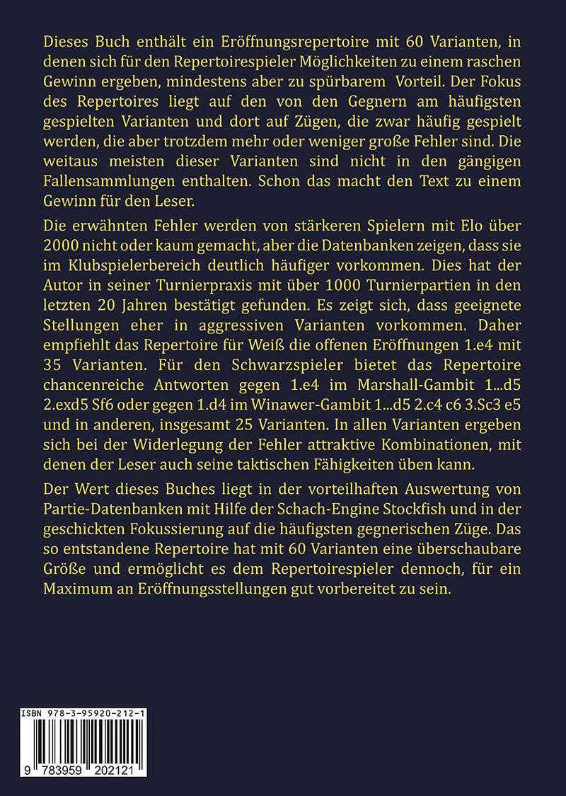 Rückseitencover Wege zu raschem Gewinn